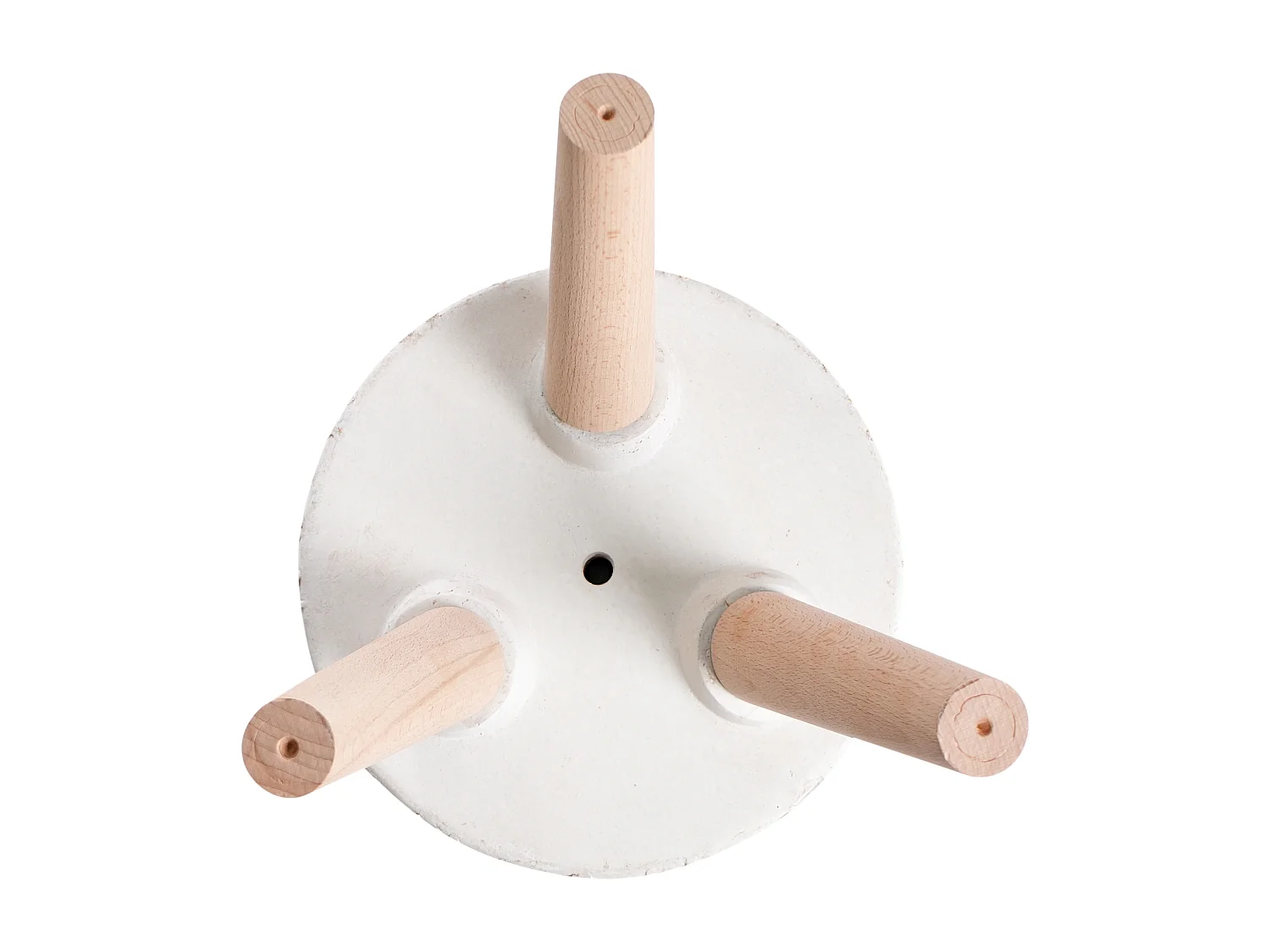 Vaso alto para plantas SKIATOS Cerâmica 22 cm Branco creme