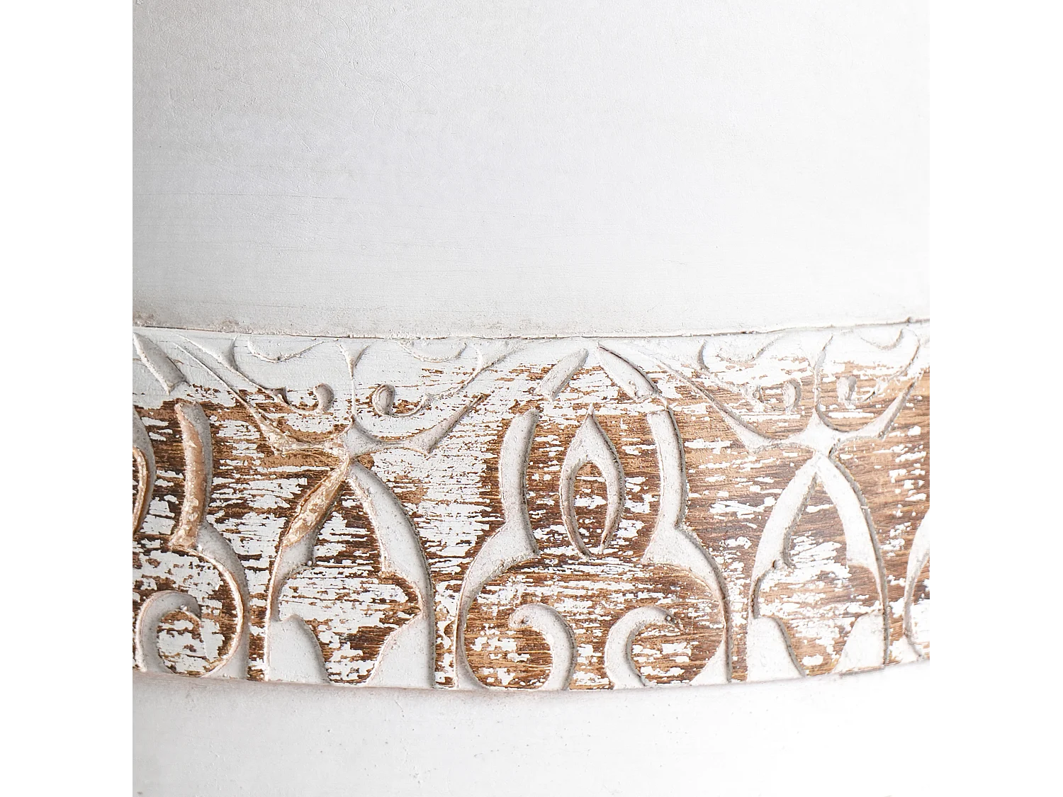 Doniczka na nóżkach SKIATOS Ceramika 22 cm Złamana biel