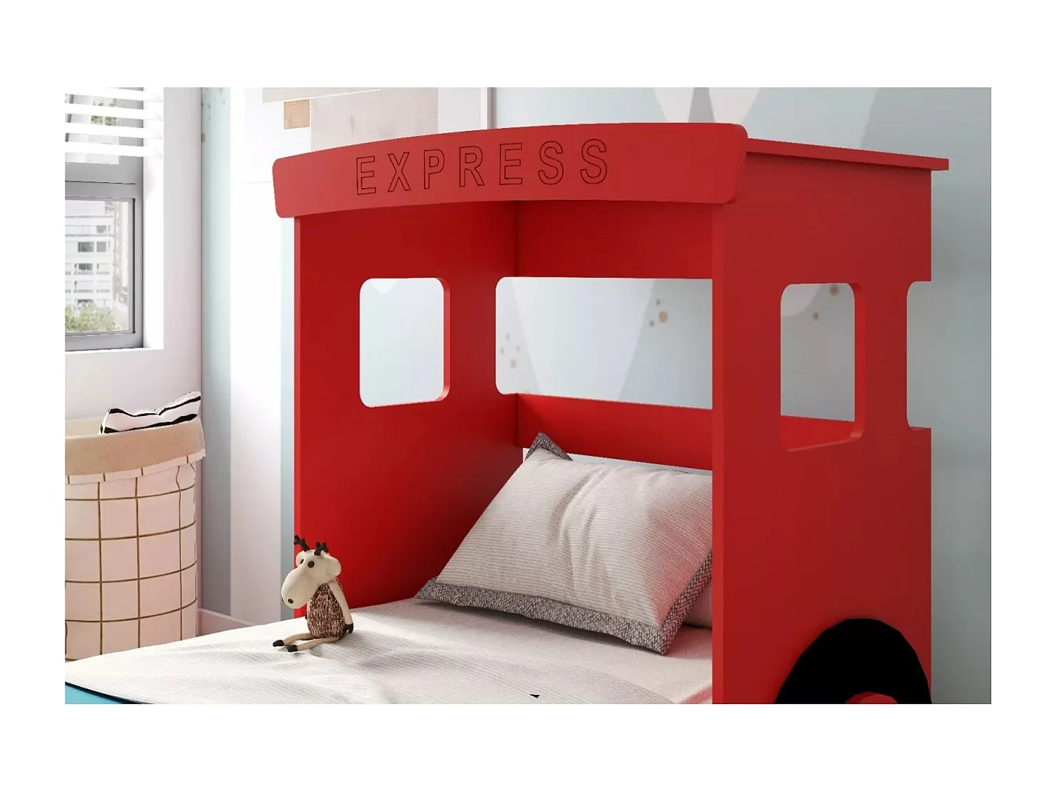 Bett Thomas (90x200)/Rot