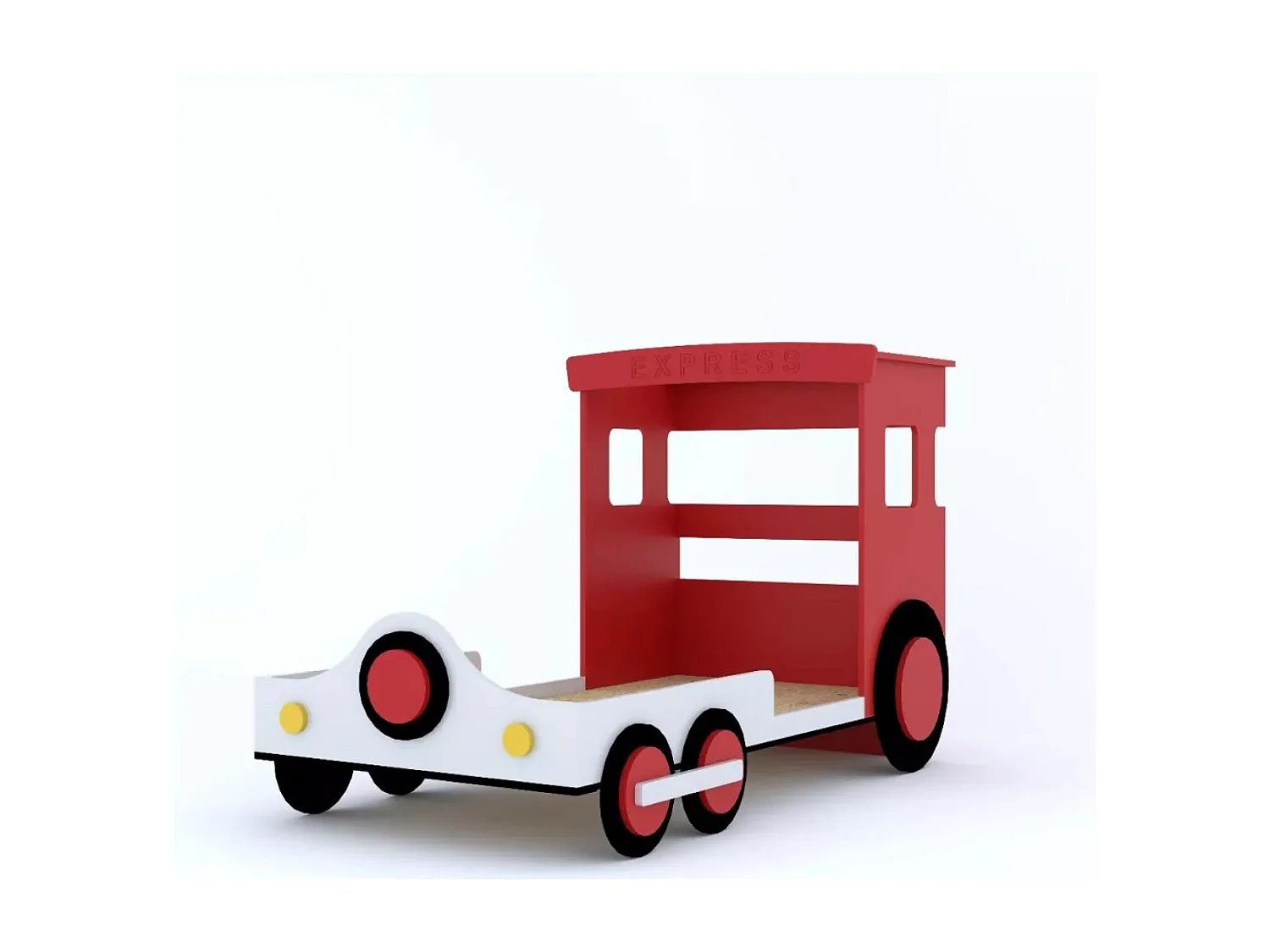 Lit  Thomas (90x200)/rouge