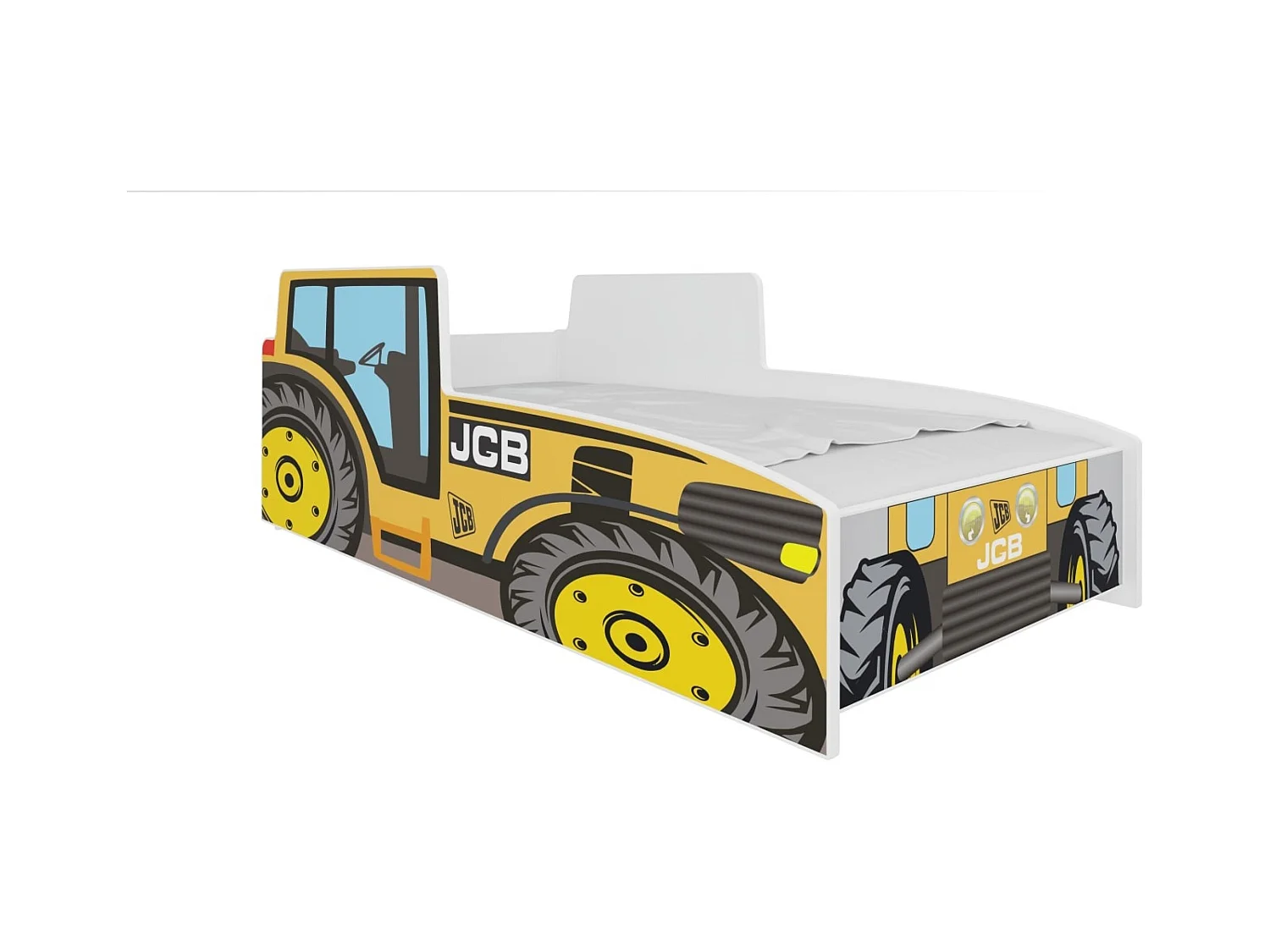 Bett Tonk (80x160)/Matratze inklusive/Gelb