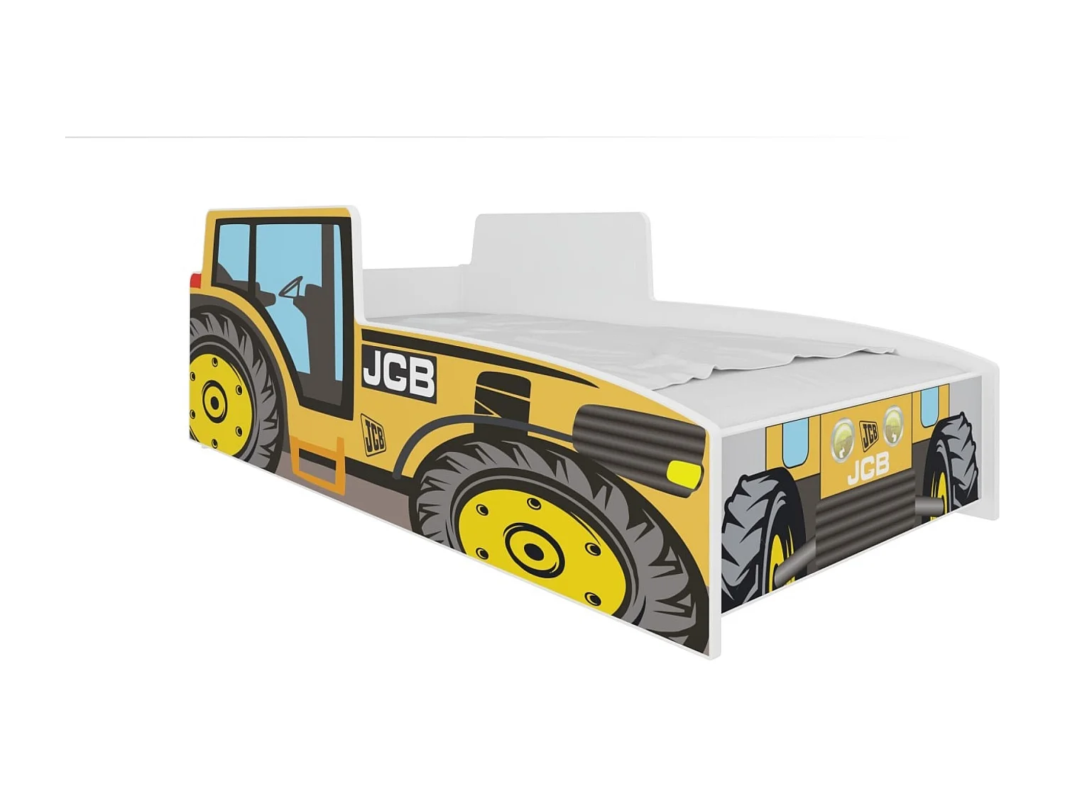 Bett Tonk (80x160)/Matratze inklusive/Gelb