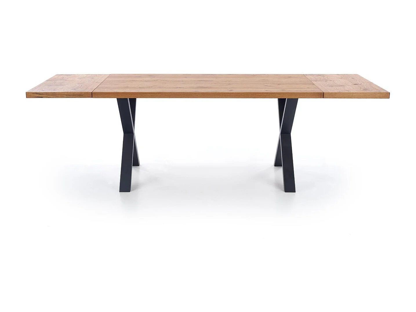 Esstisch Xavier (90x160-250)/Massivholz/Furnier/Braun