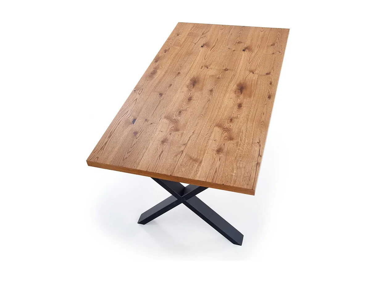 Esstisch Xavier (90x160-250)/Massivholz/Furnier/Braun