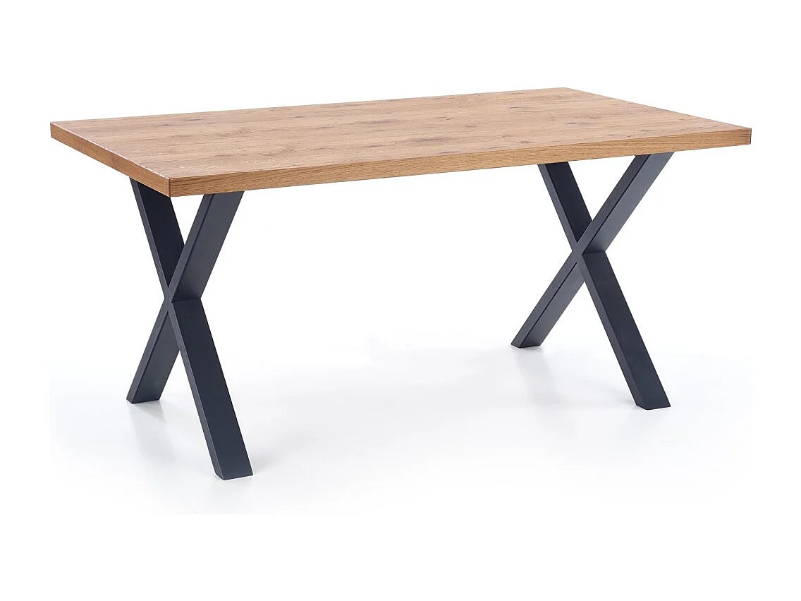 Esstisch Xavier (90x160-250)/Massivholz/Furnier/Braun