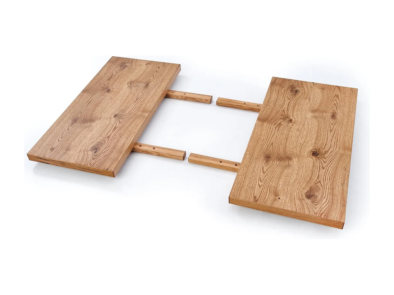 Esstisch Xavier (90x160-250)/Massivholz/Furnier/Braun