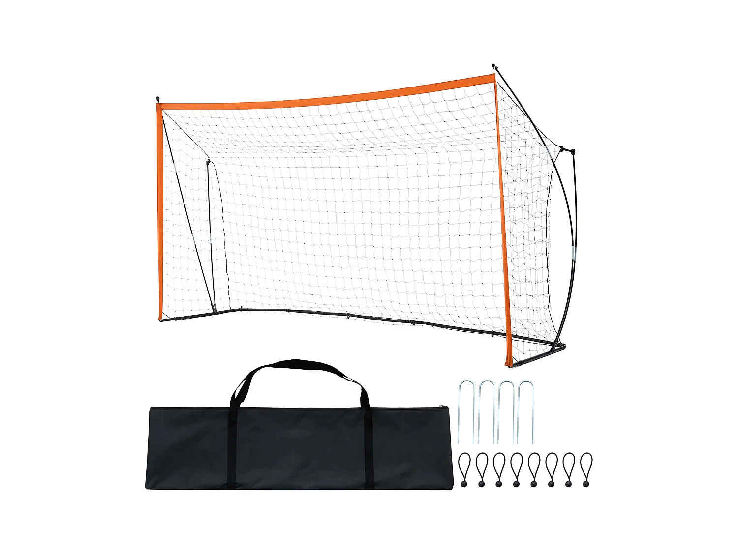 But de Football, SucceBuy But de Football Portatil 364x183 cm, Enfants, Sac de Transport, Jardin