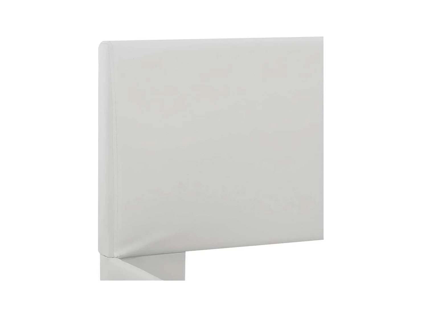 Bettgestell mit LED Weiß Kunstleder 180×200 cm