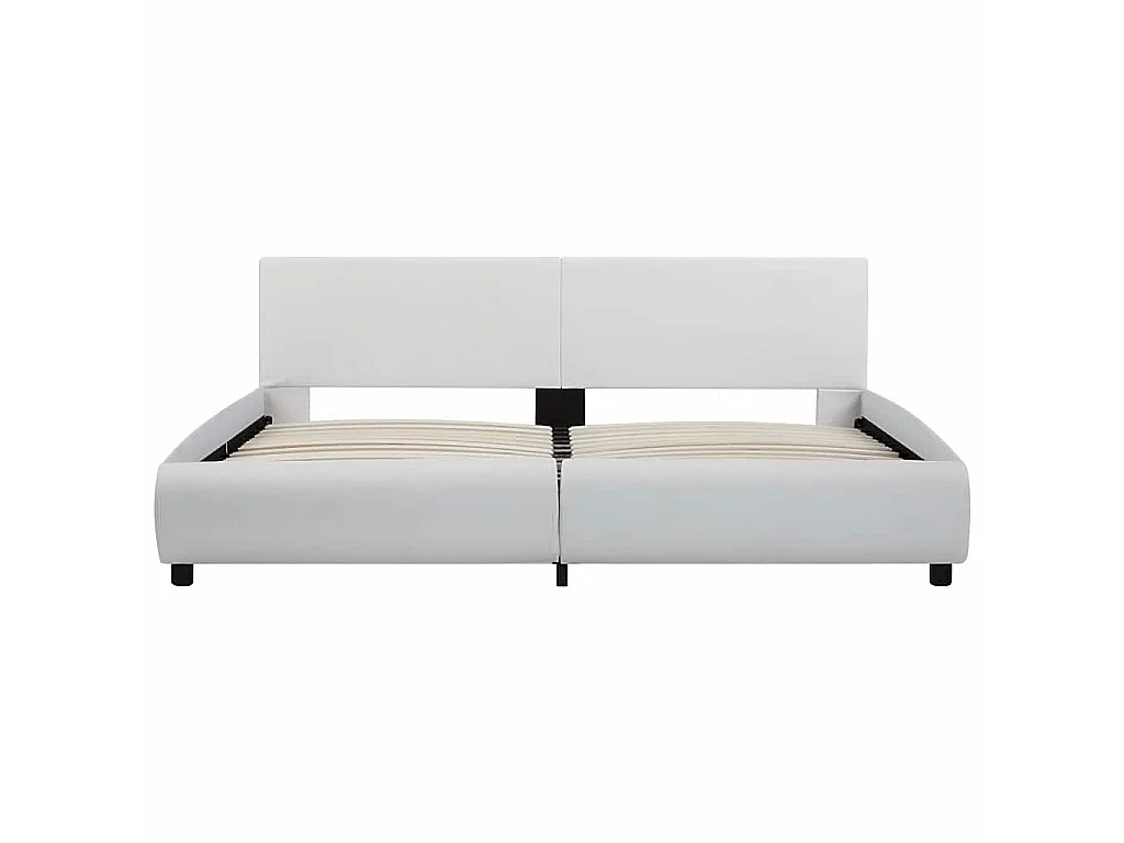 Giroletto con LED senza Materasso Bianco 180x200 cm