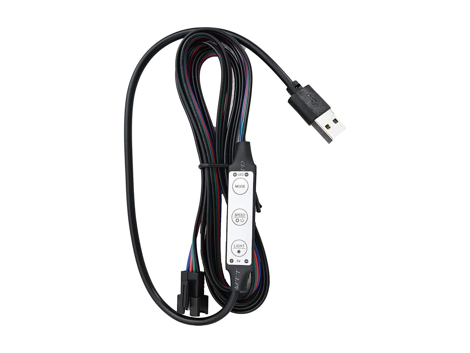 Cadre de lit avec LED sans matelas blanc similicuir 90x200 cm