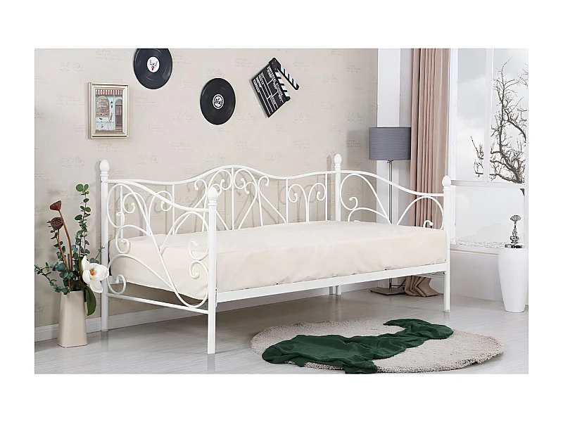 Bett Sumatra XS (90x200)/Weiss