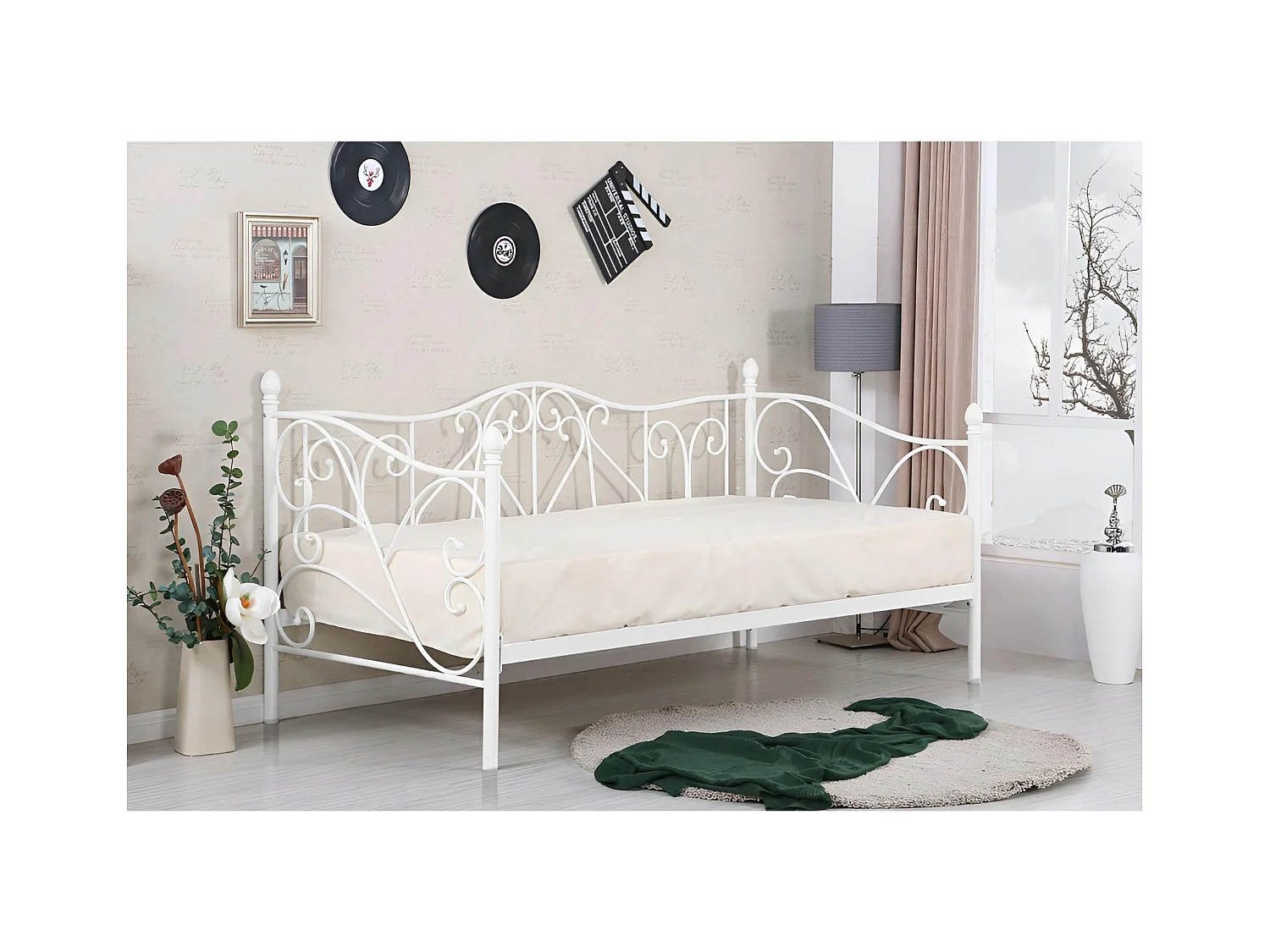 Bett Sumatra XS (90x200)/Weiss