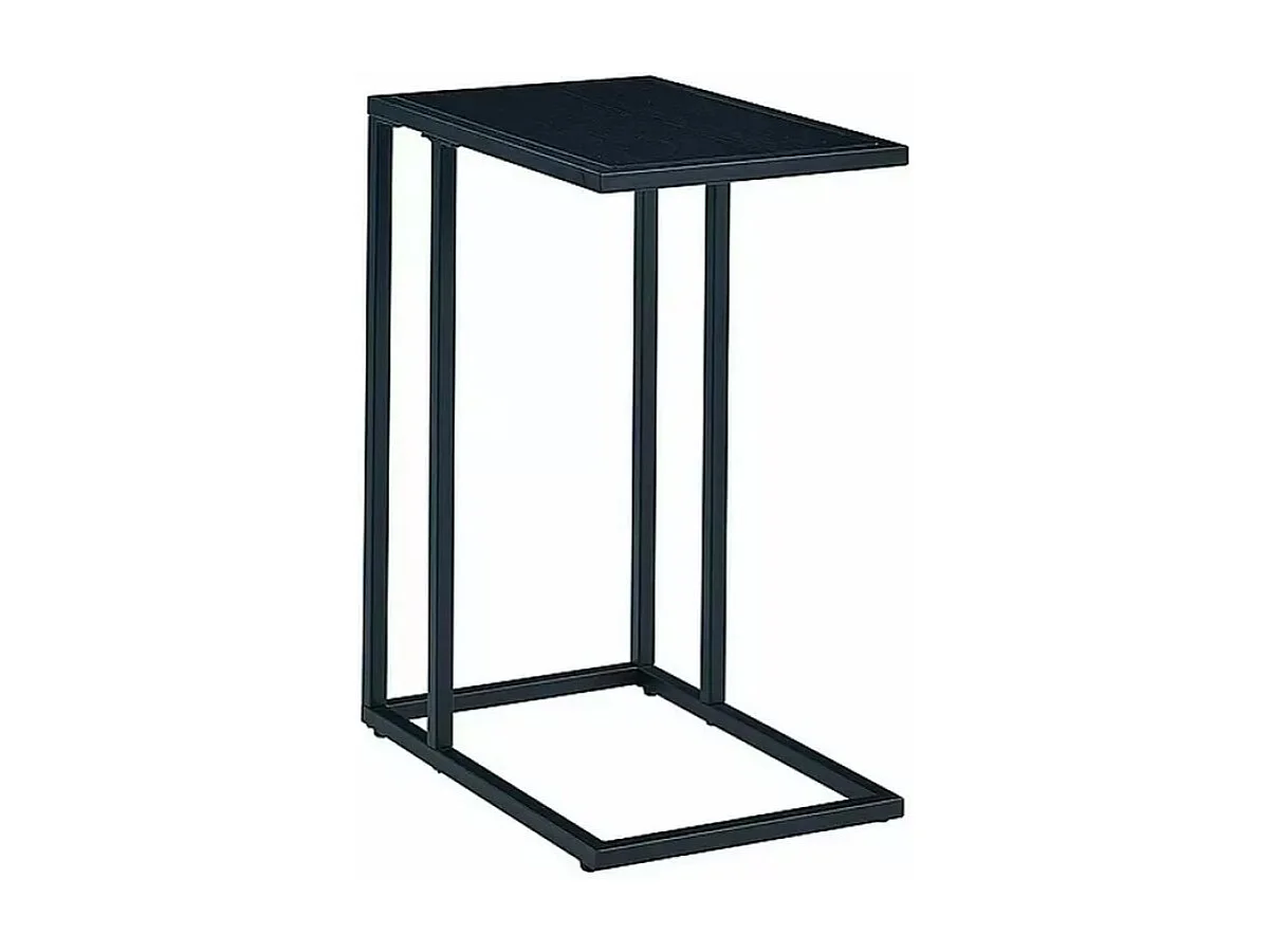 Tavolino Symphony/Piano Laminato/Metallo/Nero