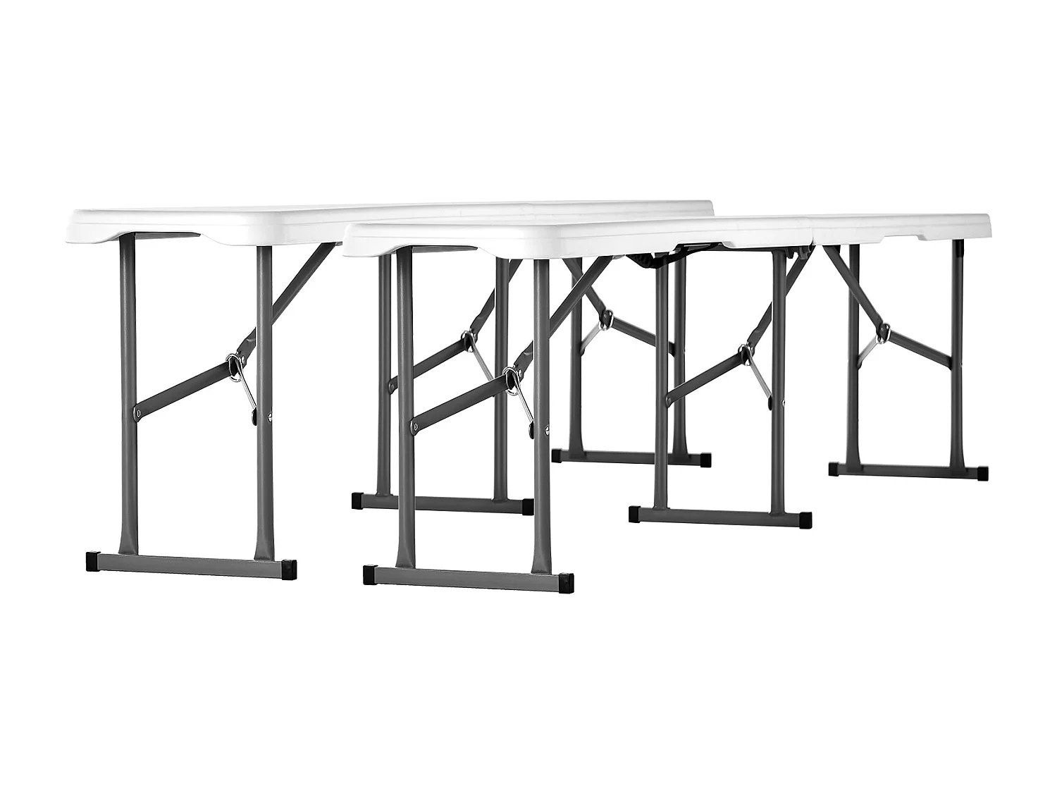 Banc de Sport SucceBuy 1,8 m, Lot de 2, Siège Extérieur Portable pour Pique-nique et Camping