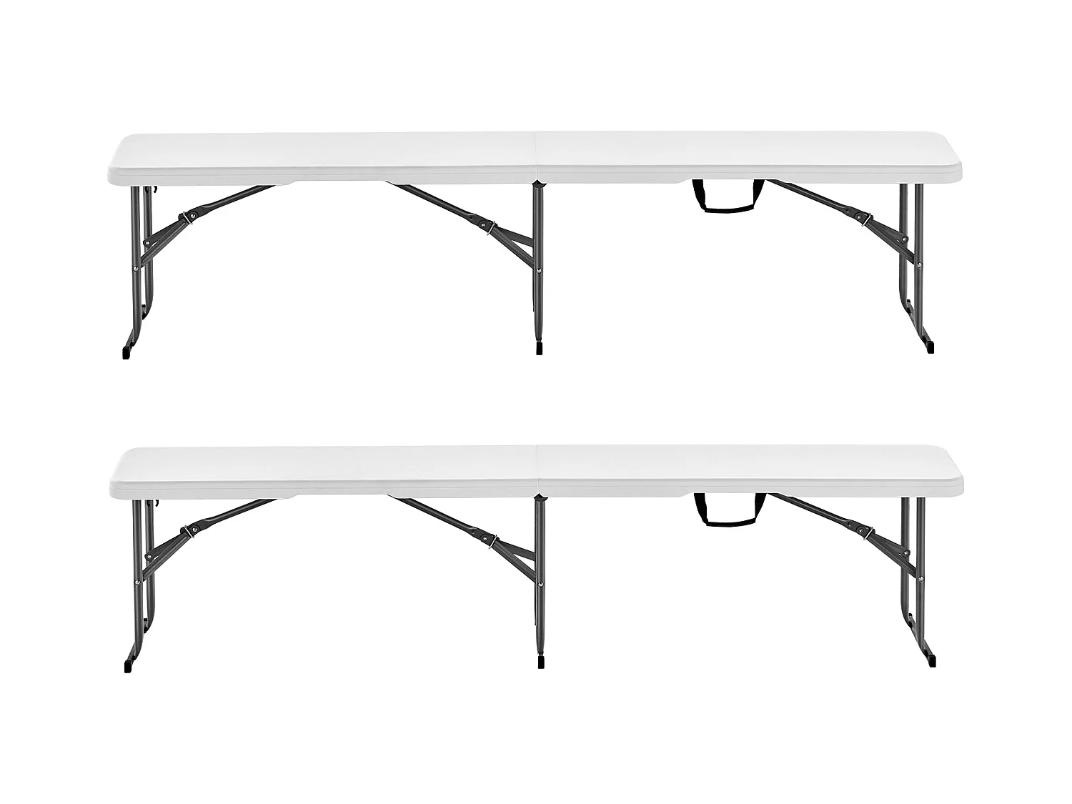 Banco Deportivo SucceBuy 1,8 m, Paquete de 2, Asiento Exterior Portátil para Picnic y Camping
