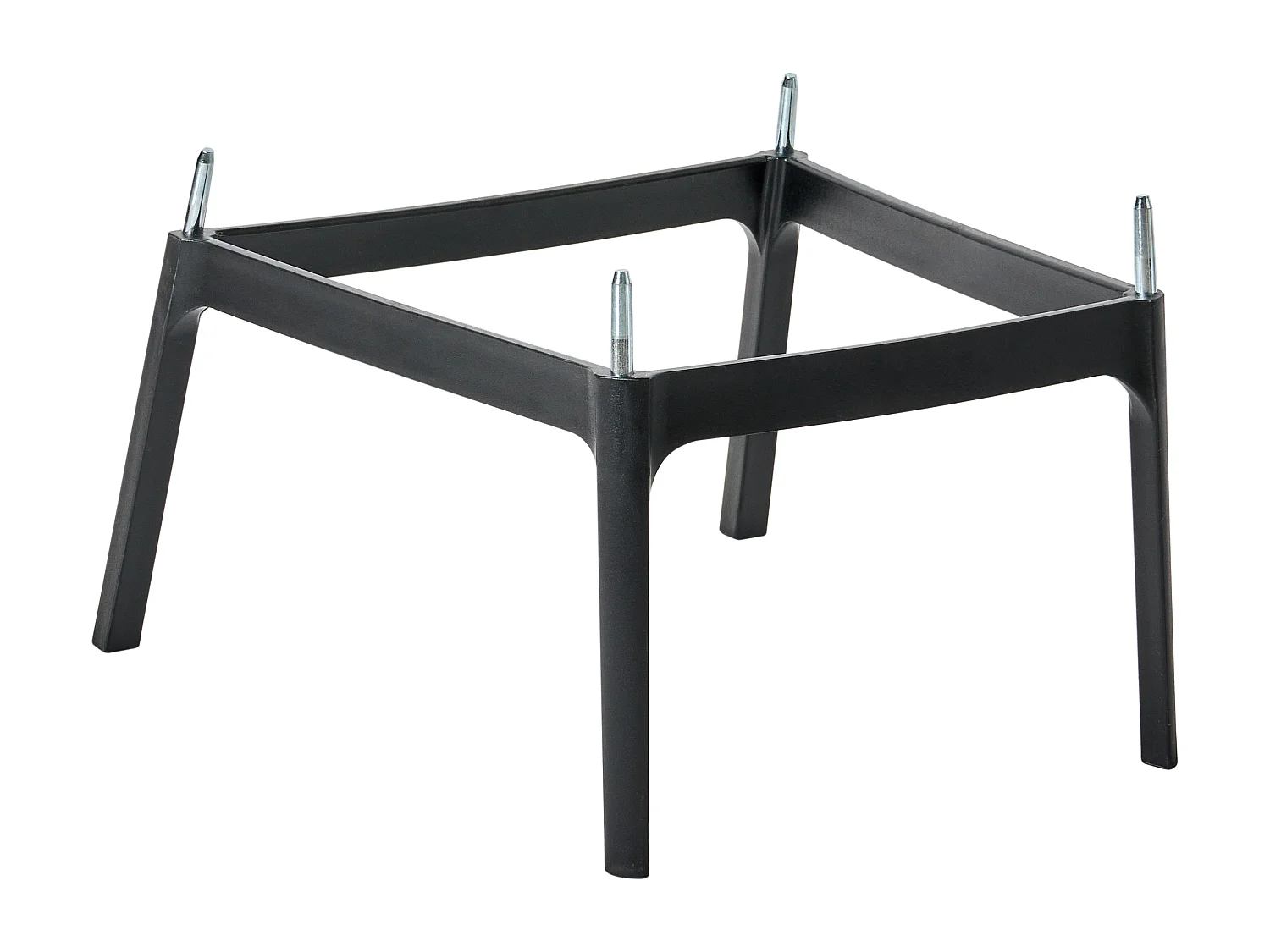 Lot de 4 chaises de bar SECEDA Matière synthétique 2 en 1 Noir