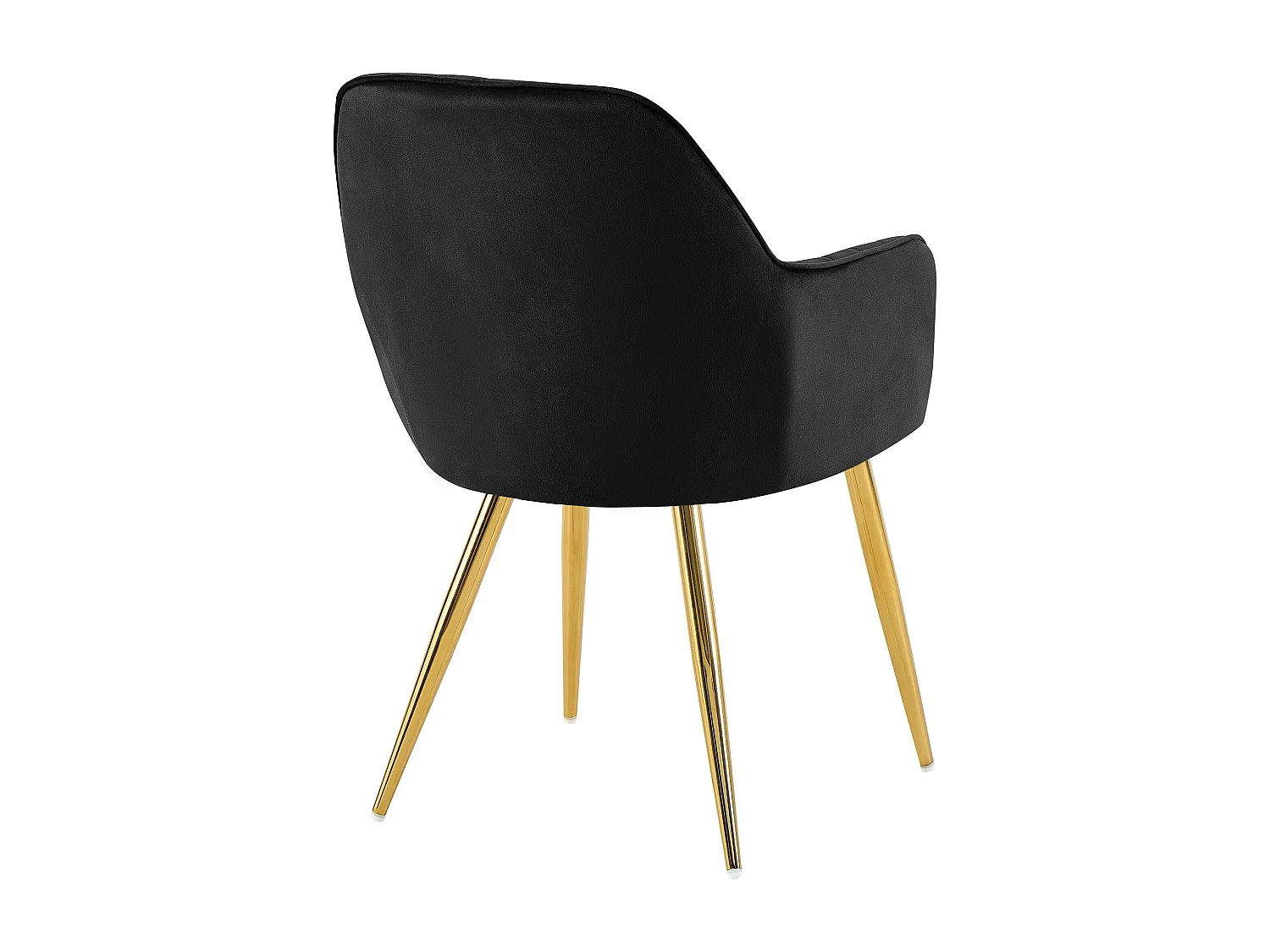 chaises avec accoudoirs - Métal & Or - Noir - Cheryl