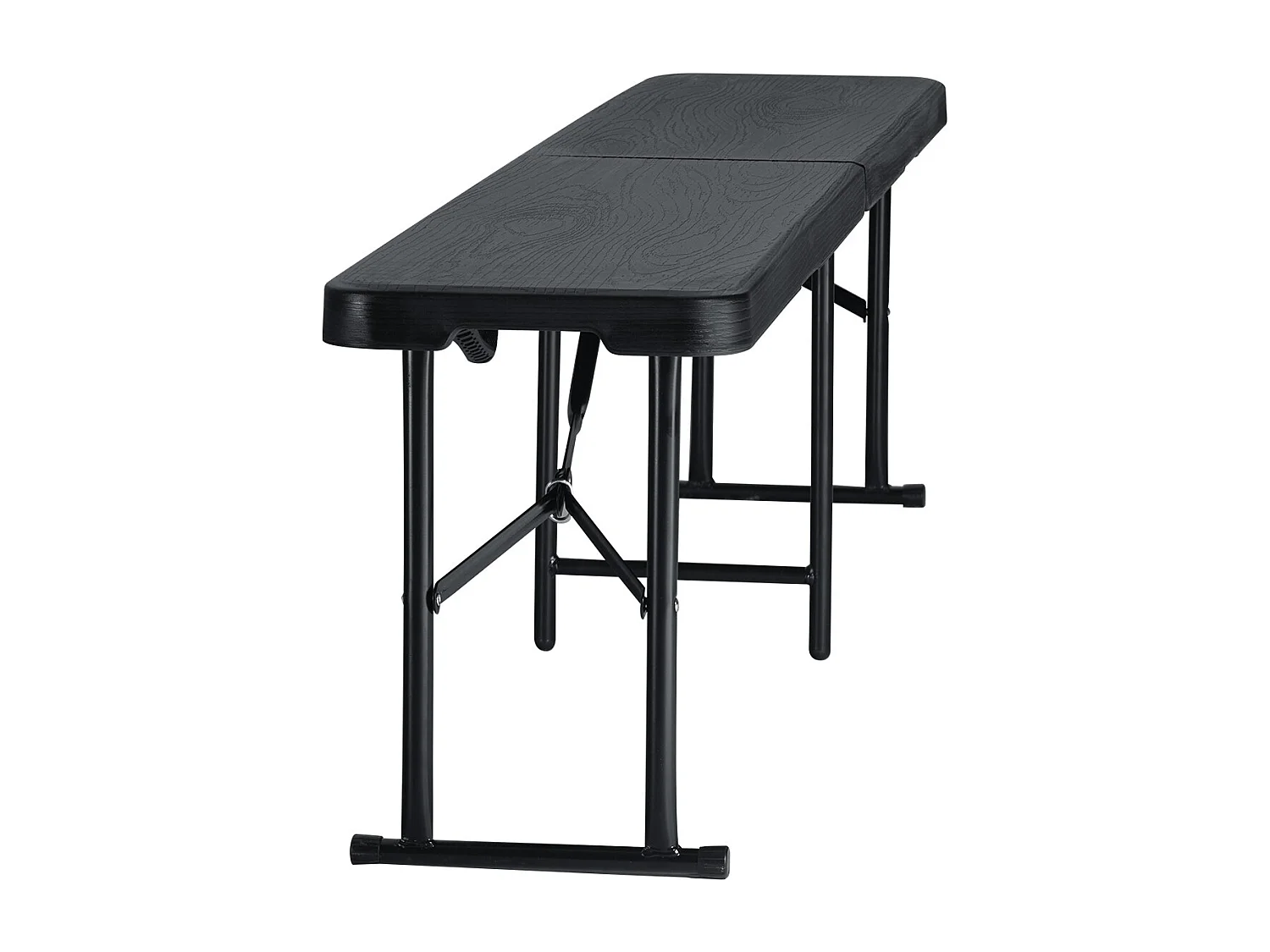 Banc de Sport SucceBuy, Banc Pliant en Plastique, 1,8 m, Siège Extérieur avec Poignée de Transport, pour Pique-Nique et Camping