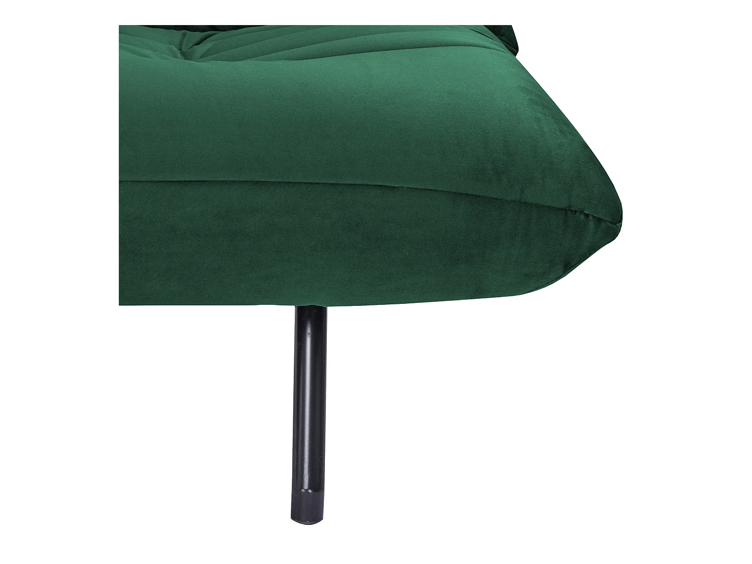 3-Sitzer-Sofabett aus grünem Samt ANATOLE