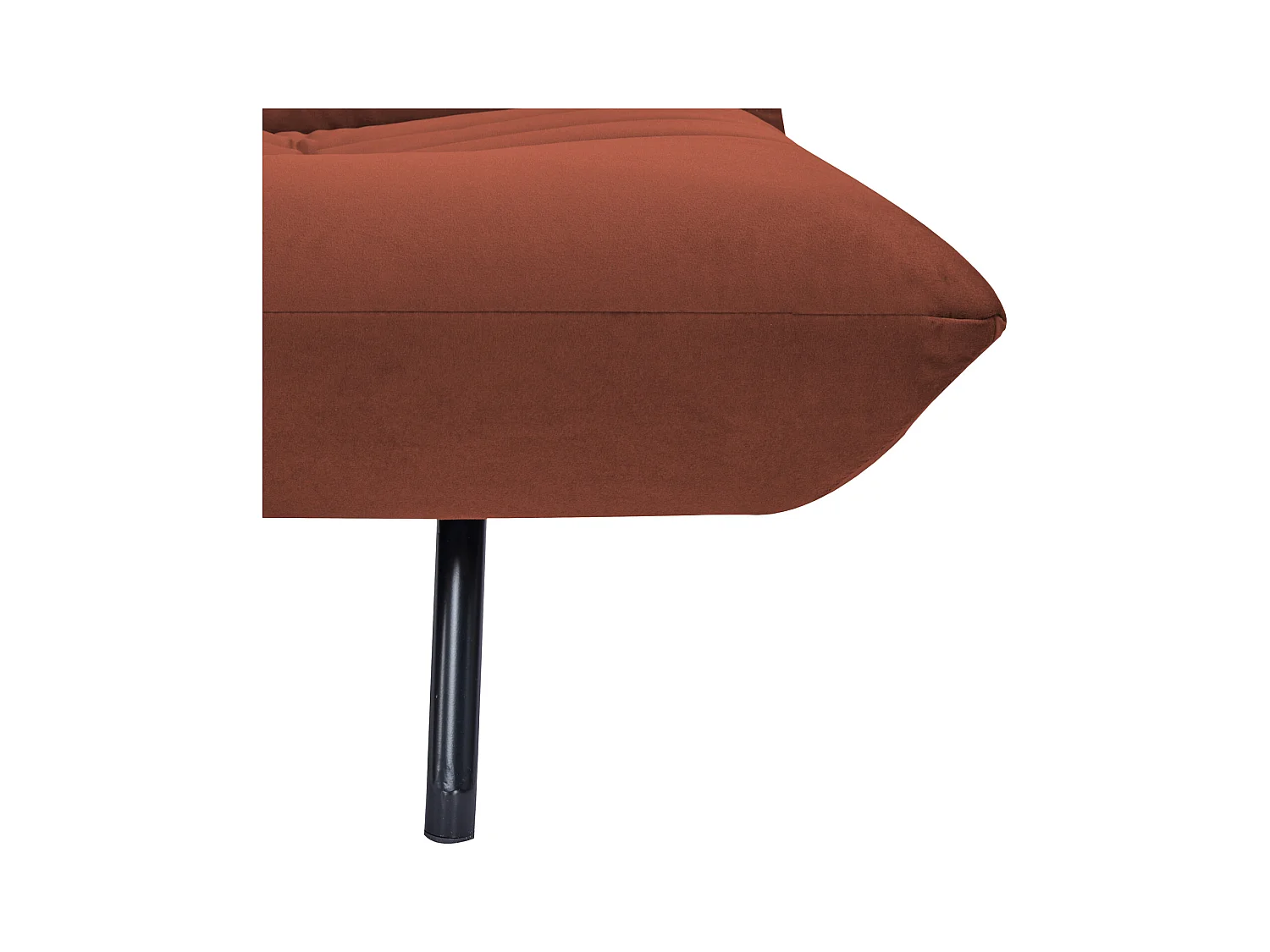 3-Sitzer-Sofa mit Terracotta-Velours ANATOLE