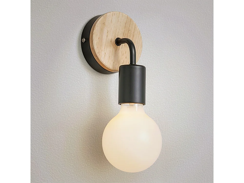 Applique Murale - Style Scandinave - Bruno Noir