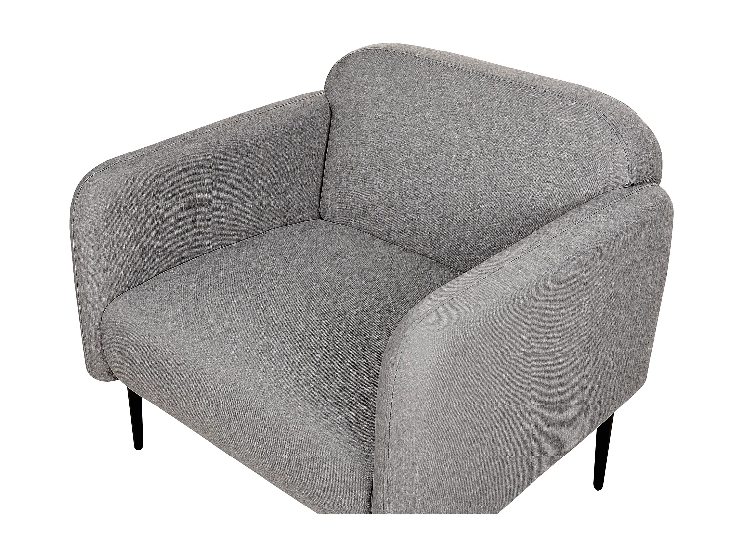 Sessel STOUBY Leinen Grau