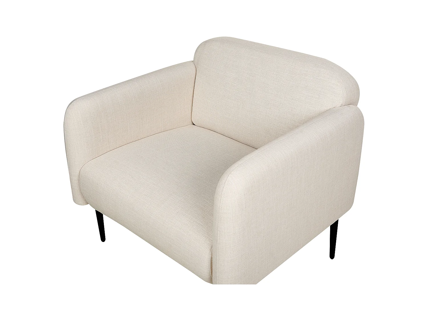 Fauteuil STOUBY Linnen Lichtbeige
