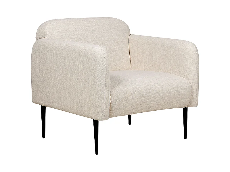 Sessel STOUBY Leinen Hellbeige