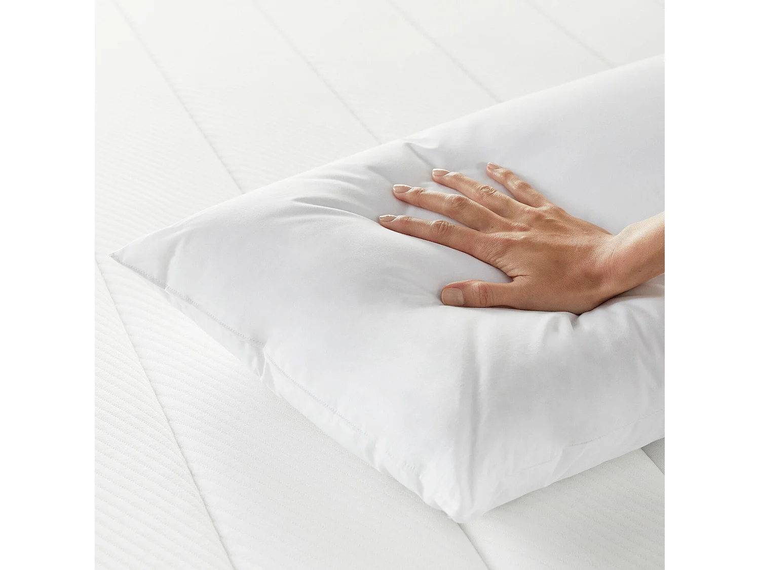 Almohada Hotel 60x40 PIKOLIN HOME Fibra Tacto suave Dormir de lado