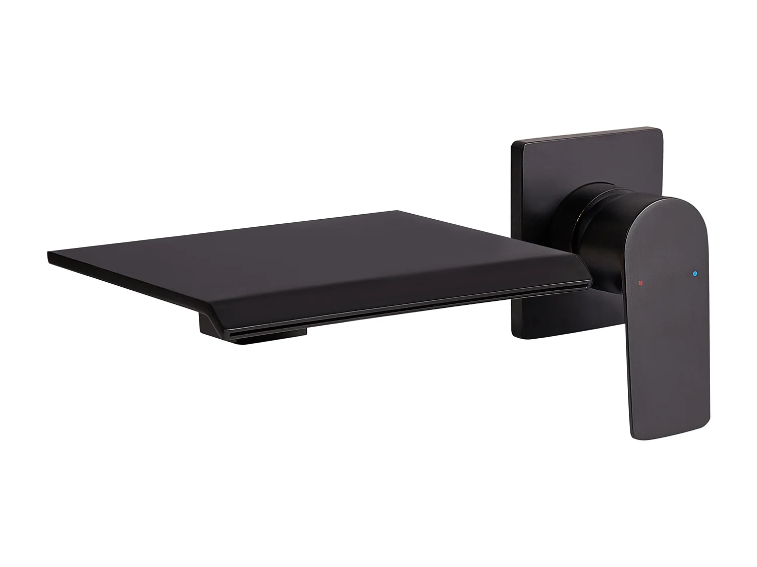 Robinet de lavabo mural APONWAO Laiton Noir