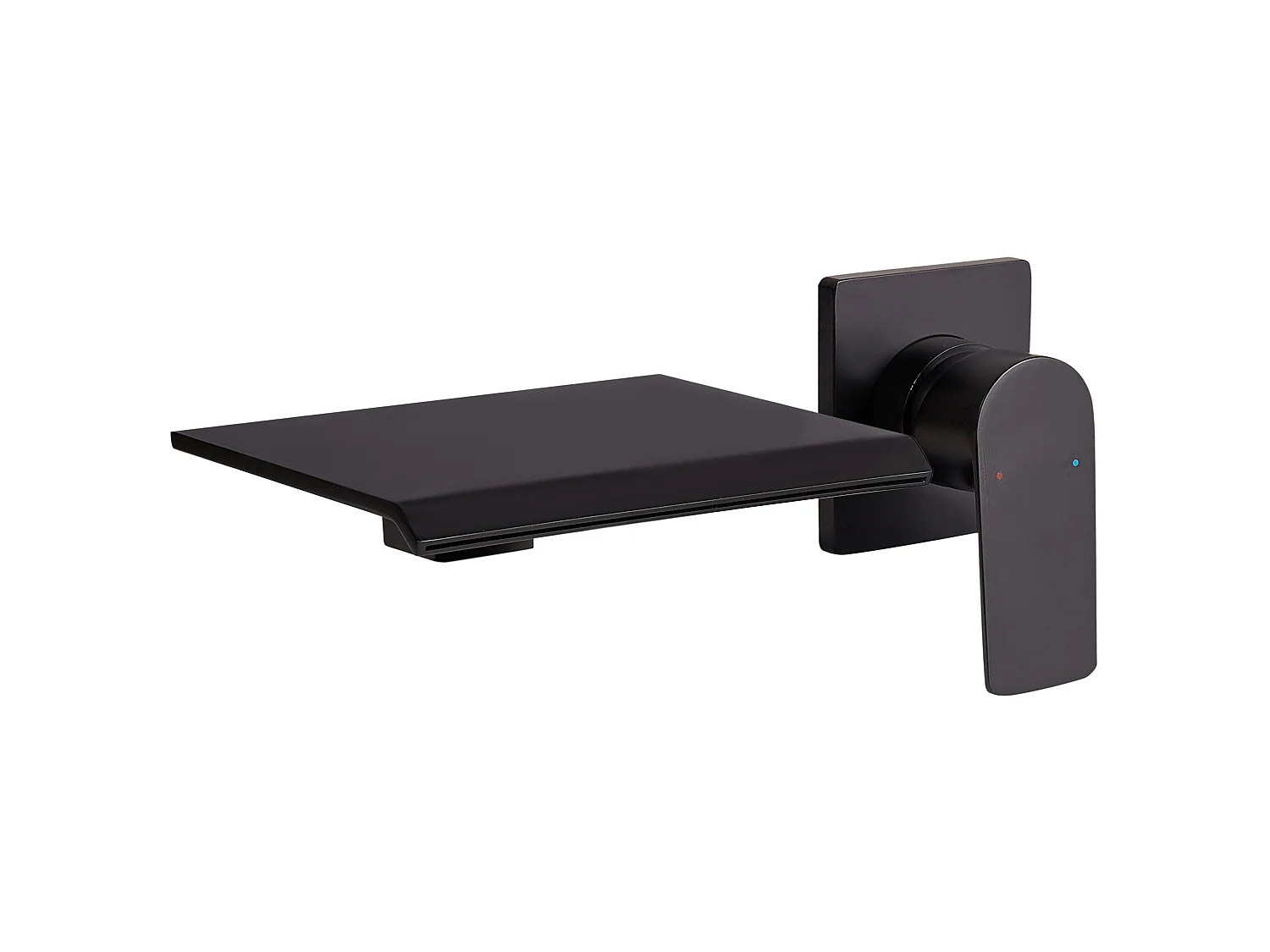 Wall Mounted Basin Mixer Tap APONWAO Brass Black