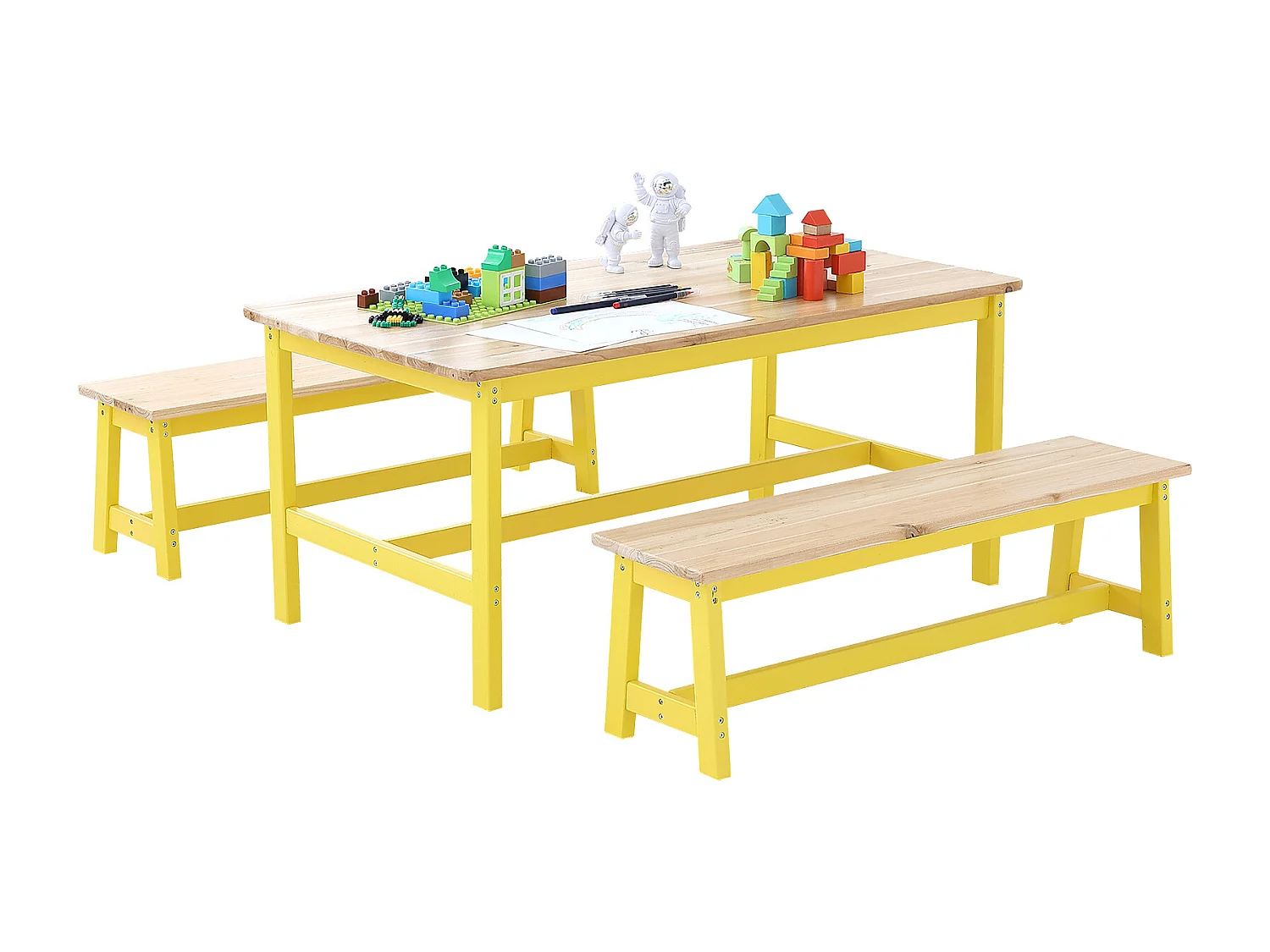 Ensemble de Meuble Table  pour Enfants SucceBuy et 3 Chaises, pour Les Arts et Ll'artisanat
