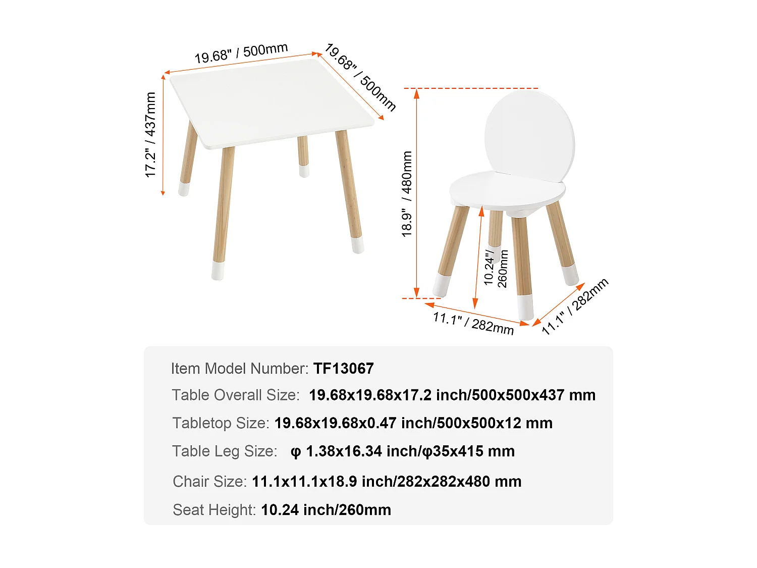 Ensemble de Meuble Table pour Enfants SucceBuy et 2 Chaises, Table de Bricolage et de Jeu Dessin Lecture