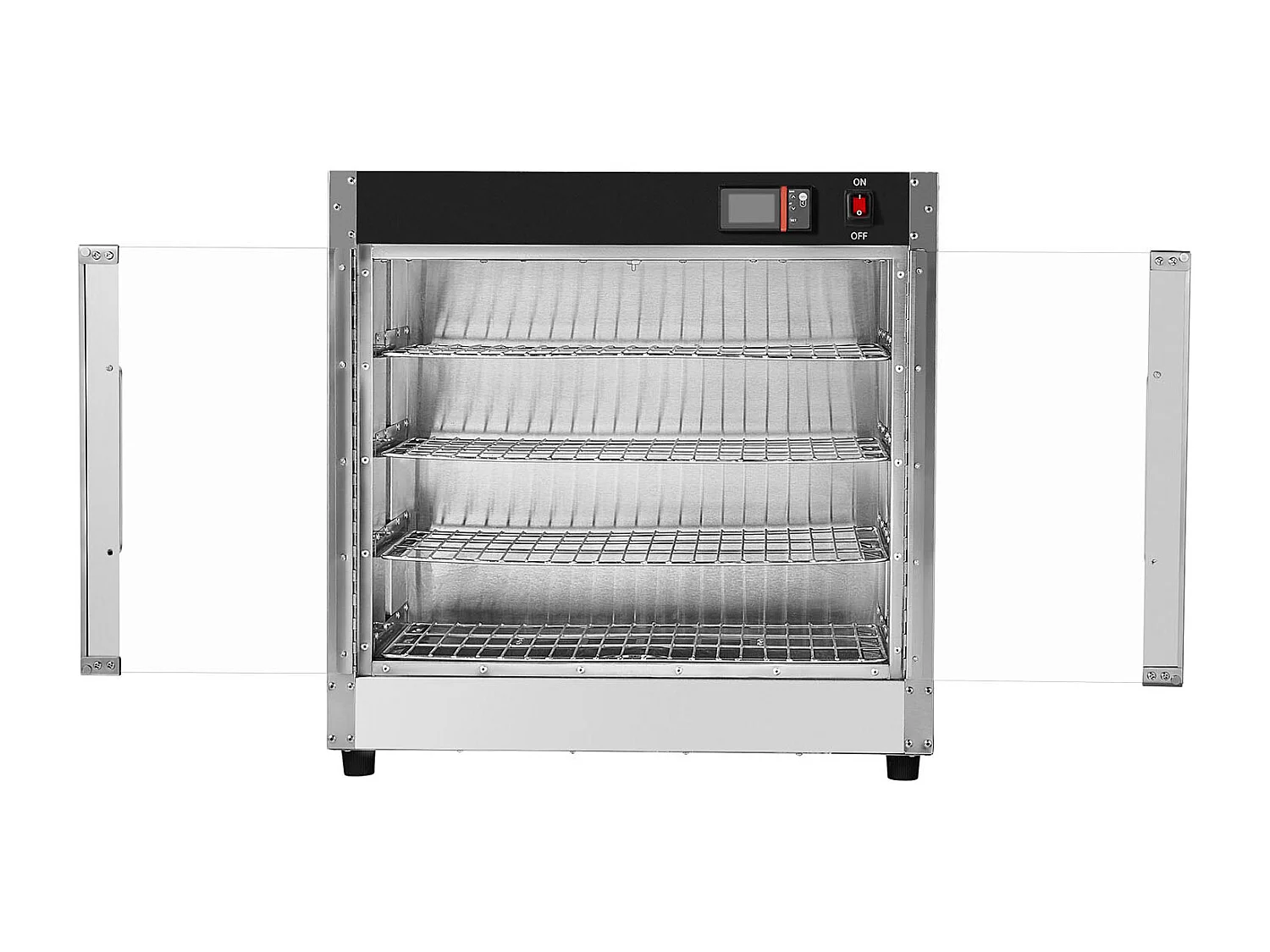 Chauffe-plats Industriel à 4 Niveaux SucceBuy, avec Bac à Eau pour Restauration