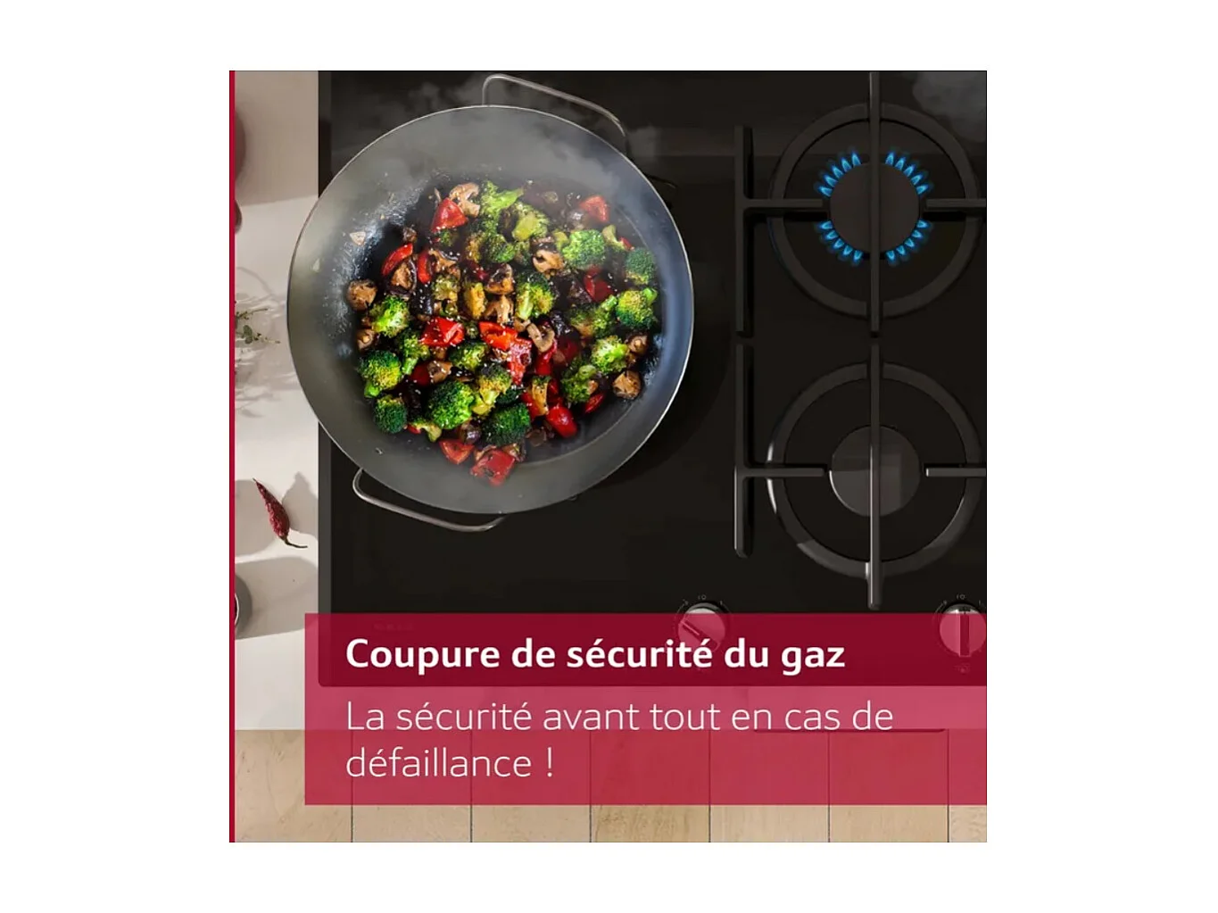 Neff Table de cuisson gaz 60cm 3 feux 7300w - T26NKC4S0