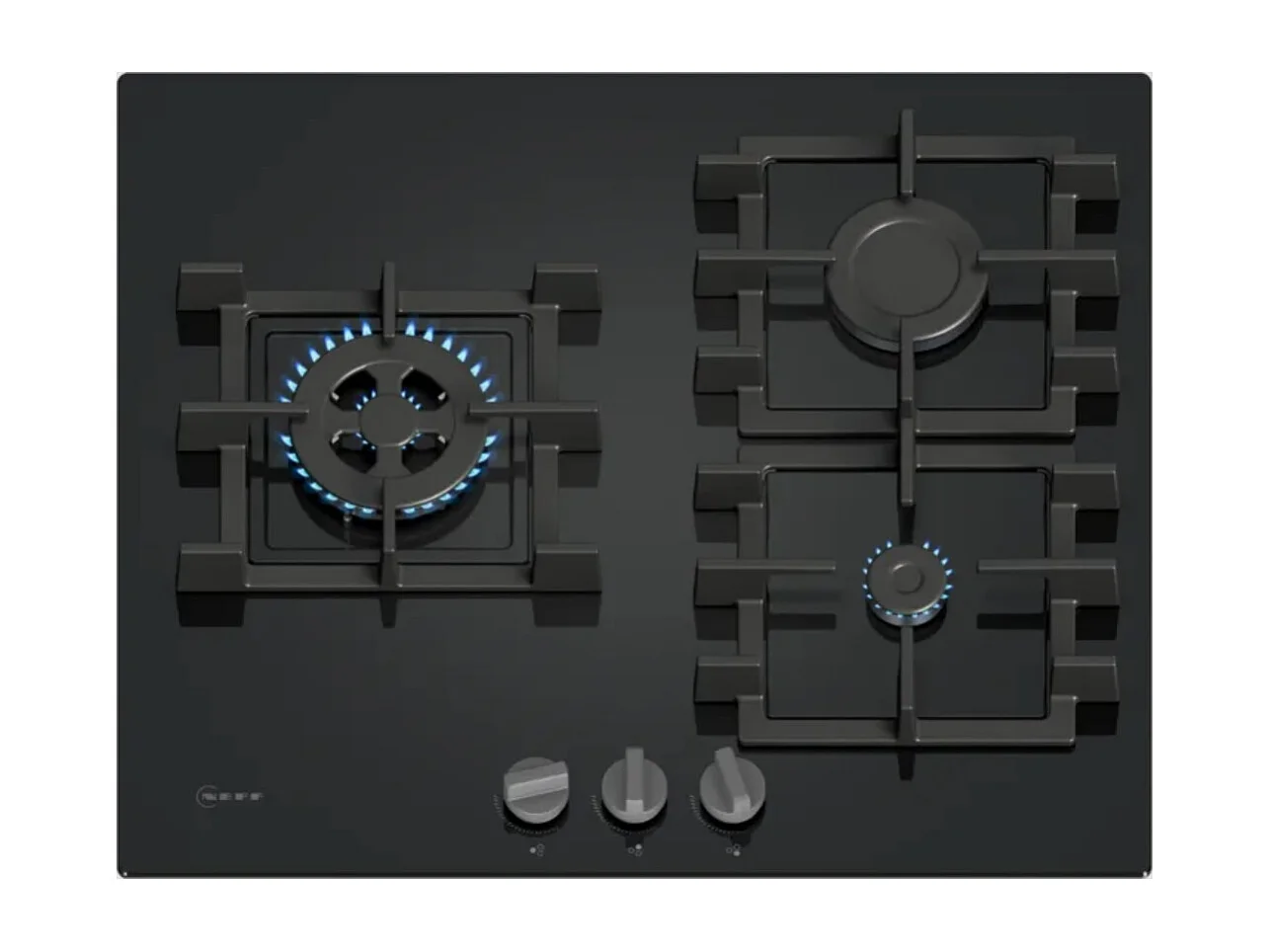 Neff Table de cuisson gaz 60cm 3 feux 7300w - T26NKC4S0