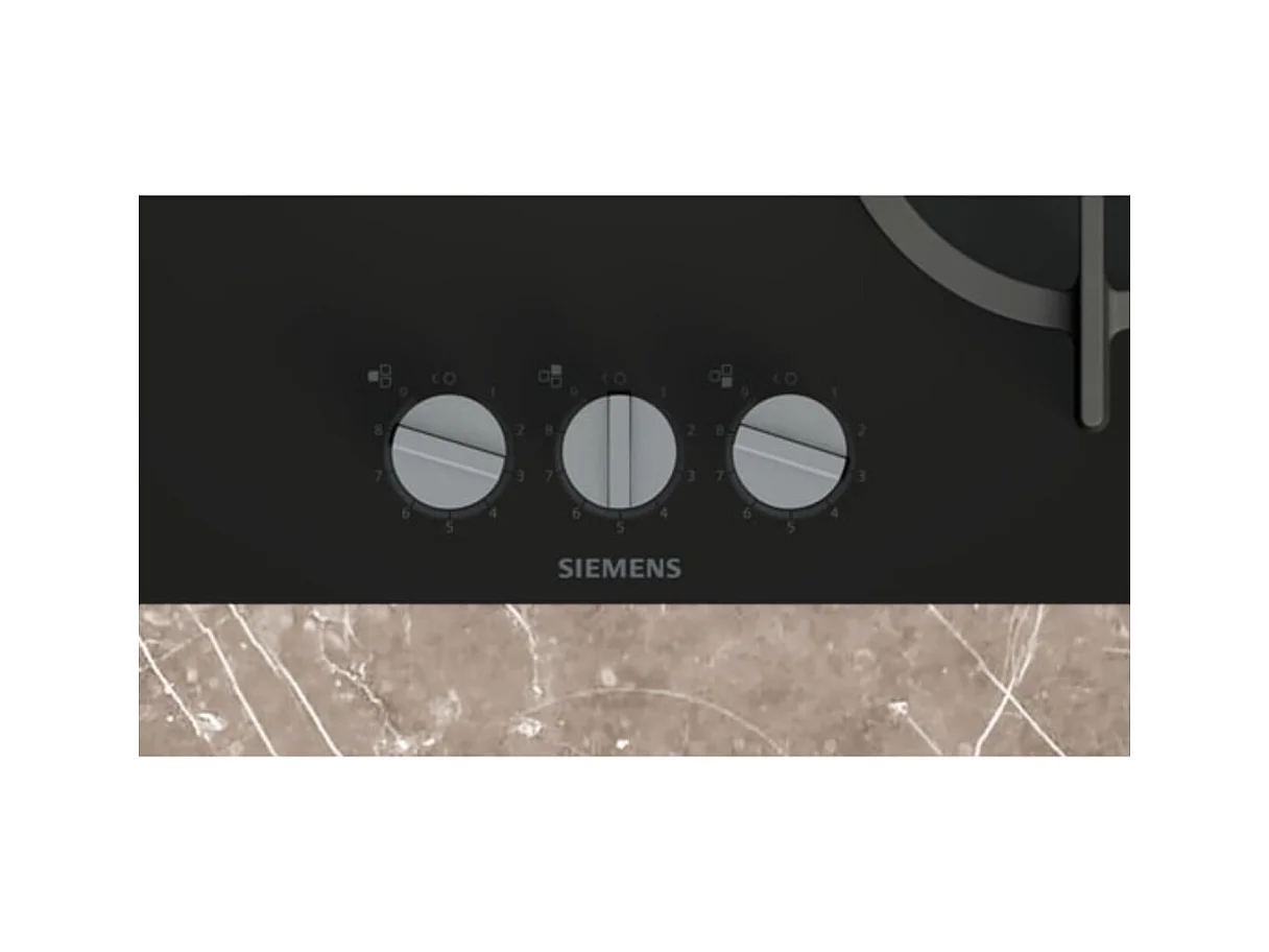 Siemens Table de cuisson gaz 60cm 3 feux 8000w - EP6A6CI10