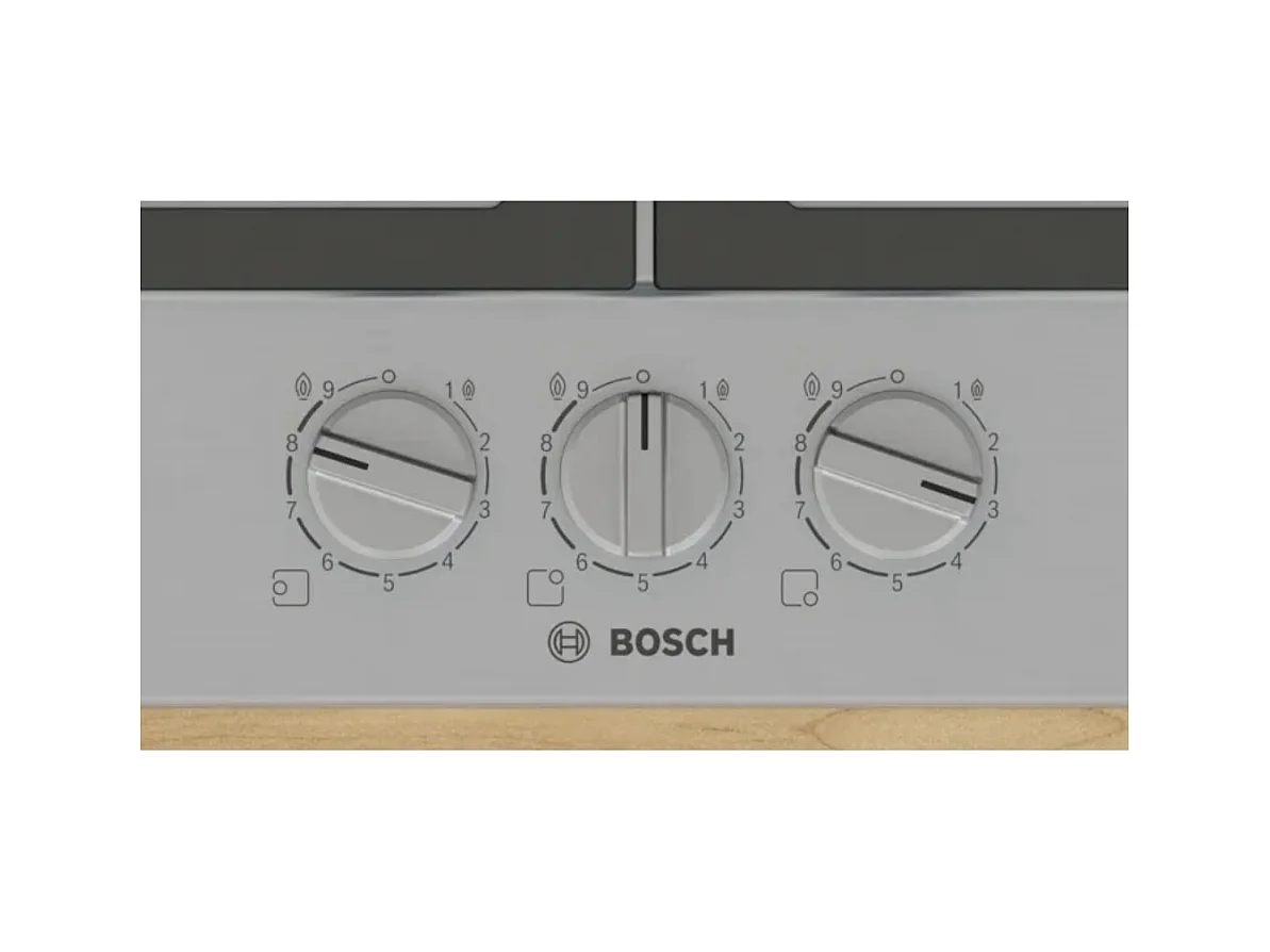 Bosch Plaque de cuisson gaz 60cm 3 feux 8000w - PCC6A5I90