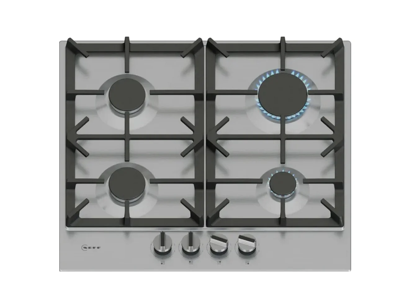 Neff Table de cuisson gaz 60cm 4 feux inox - T26CIP8N0