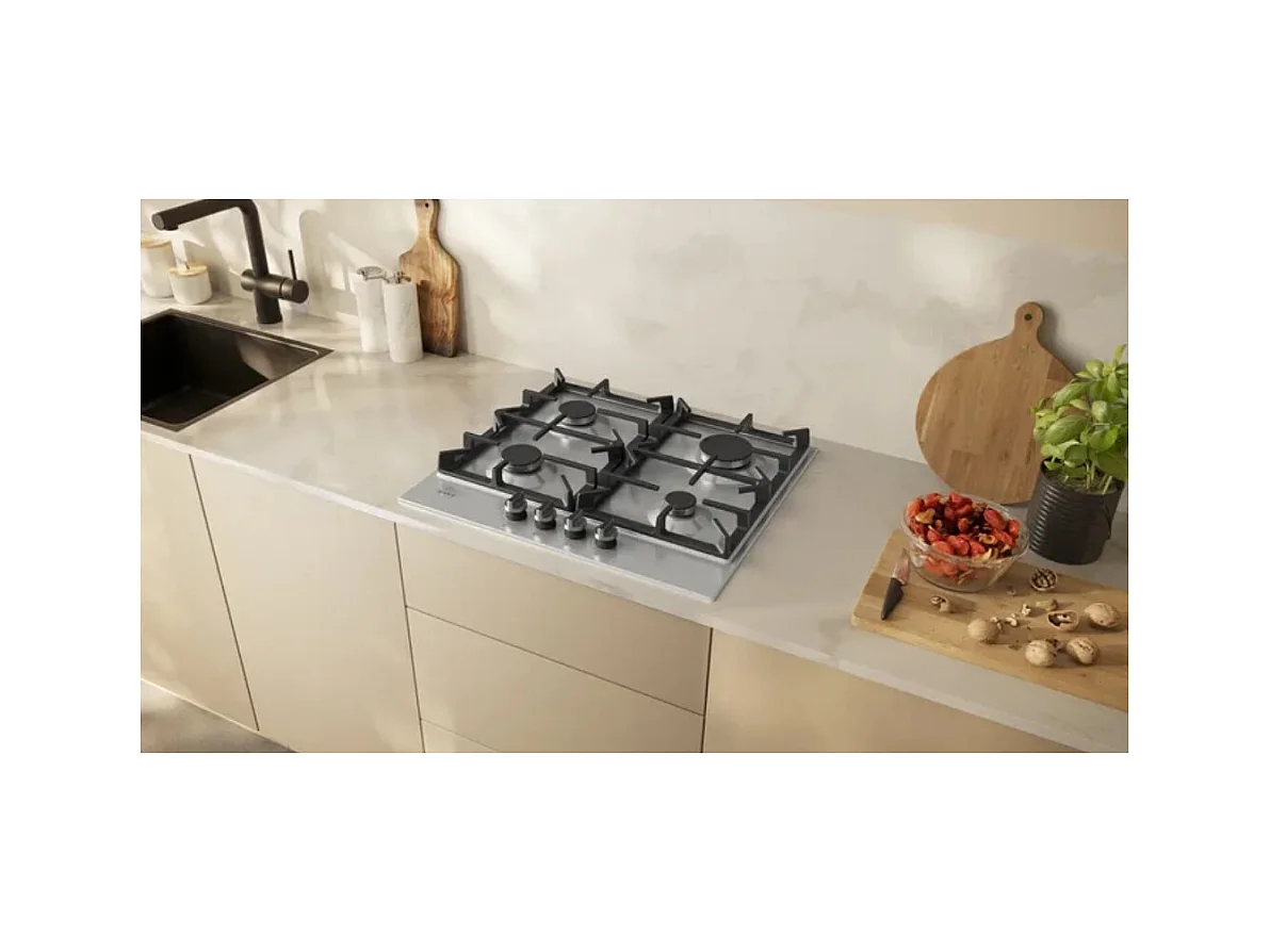 Neff Table de cuisson gaz 60cm 4 feux inox - T26CIP8N0