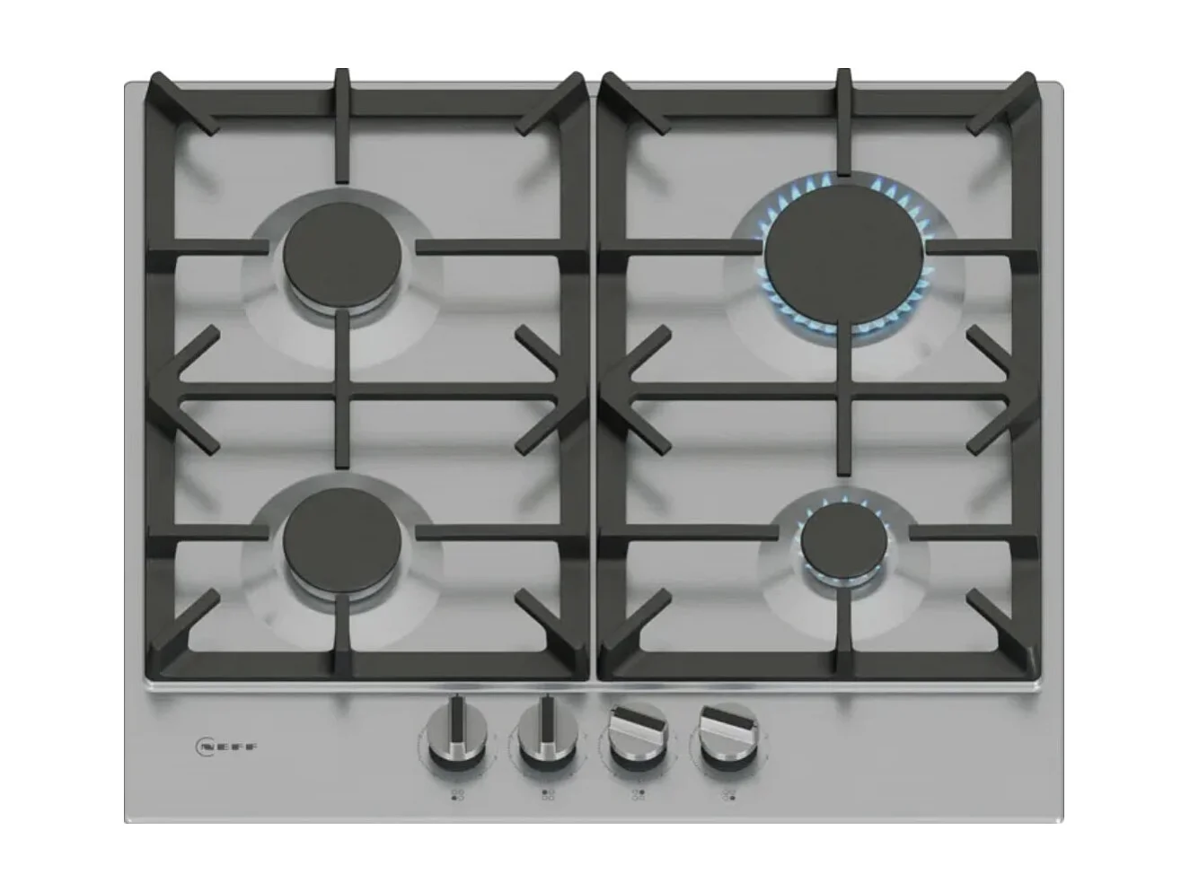 Neff Table de cuisson gaz 60cm 4 feux inox - T26CIP8N0