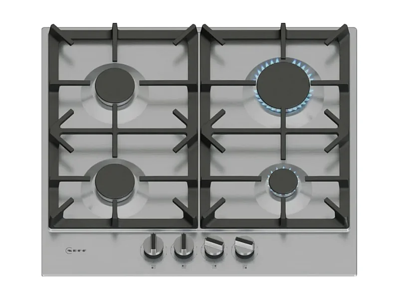 Neff Table de cuisson gaz 60cm 4 feux inox - T26CIP8N0