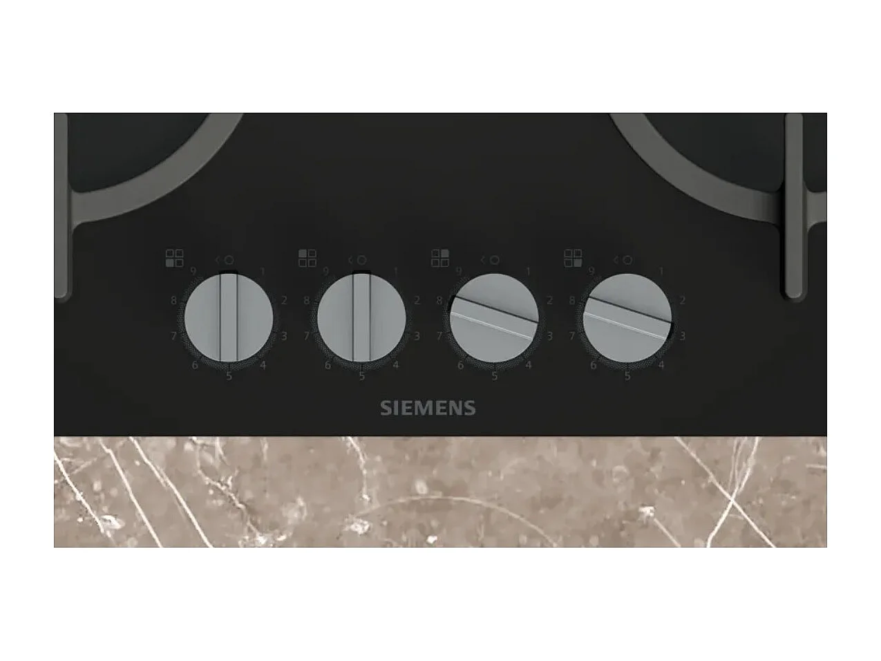 Siemens Table de cuisson gaz 60cm 4 feux 8000w - EP6A6HI10