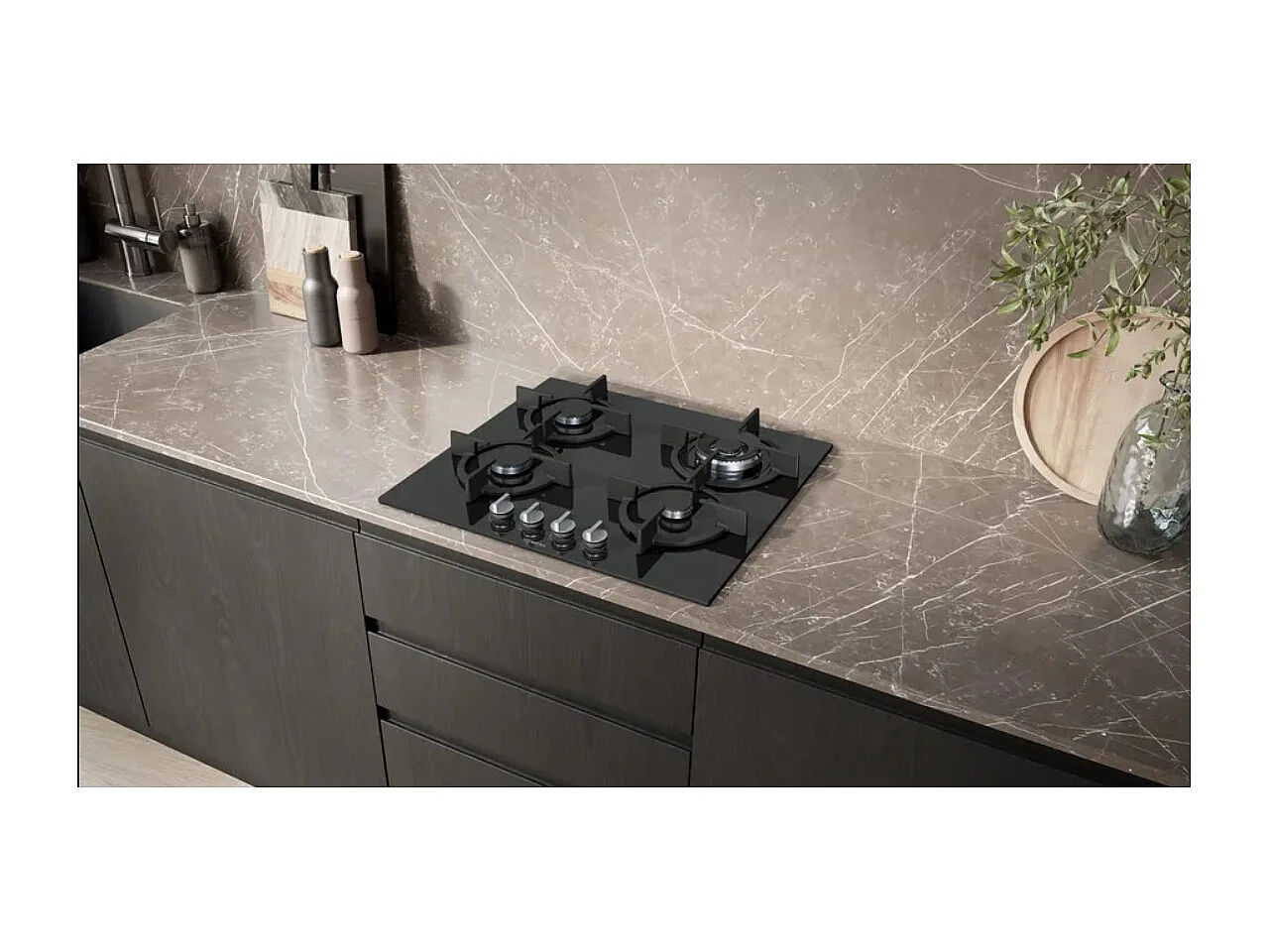 Siemens Table de cuisson gaz 60cm 4 feux 8000w - EP6A6HI10