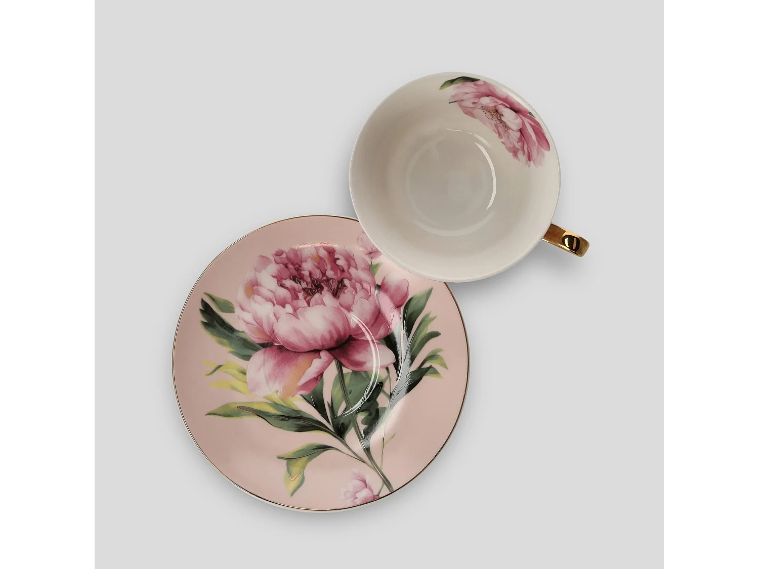 Ensemble Cadeau Peoni Rose Moyen 7 x 15