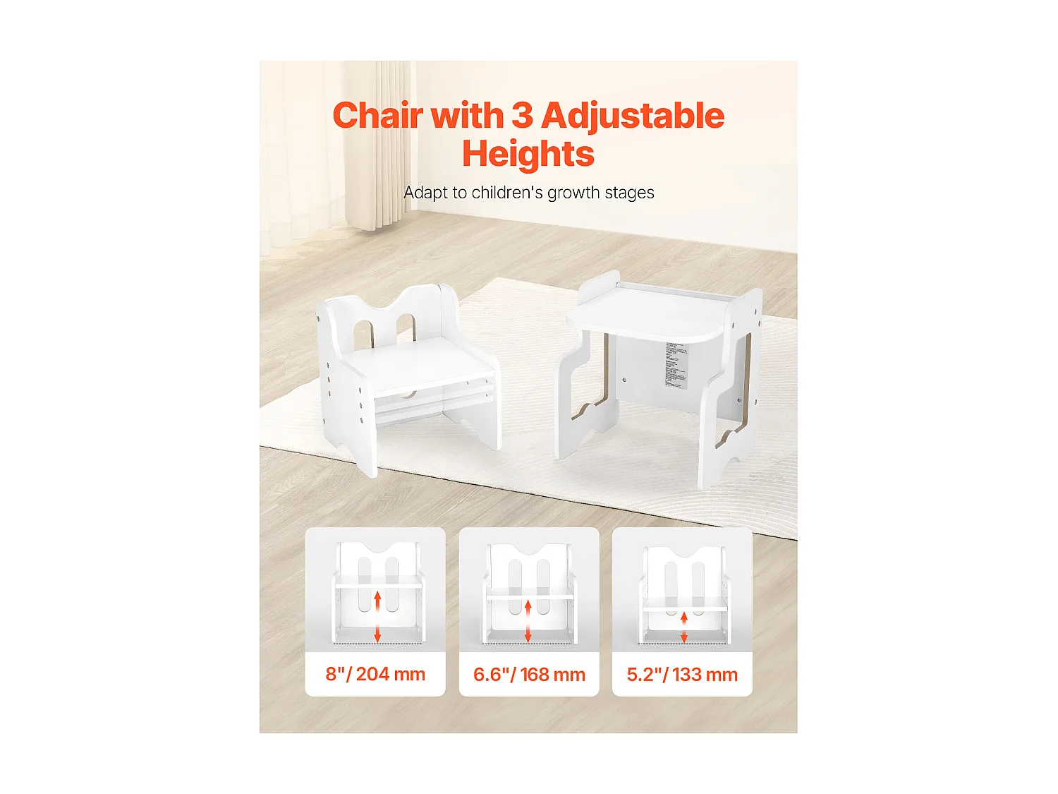 Ensemble Table et Chaises de Sevrage SucceBuy, Bureau Montessori pour Tout-Petits avec Tableau Noir, Blanc