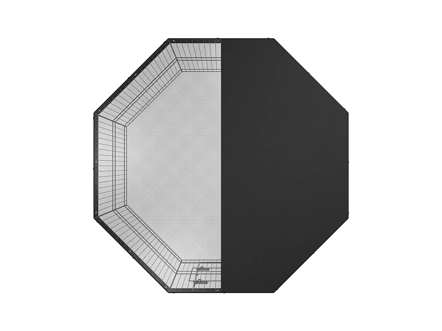 Parc pour Chien SucceBuy Parc pour Chien, 8 Panneaux, 60.96 cm H, Pliable en Métal, Exercice pour Animaux de Compagnie