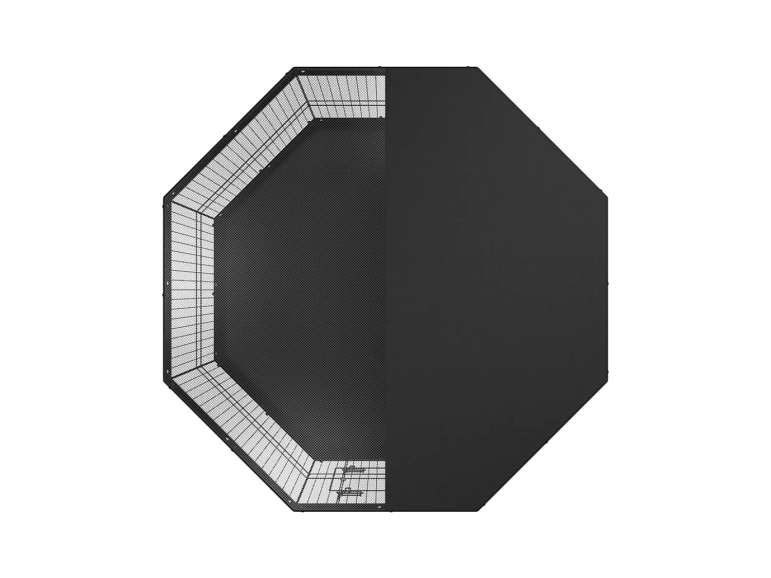 Parque para Perros SucceBuy Parque para Perros de 8 Paneles, Plegable de Metal con Cubierta y Almohadilla, para Ejercicio