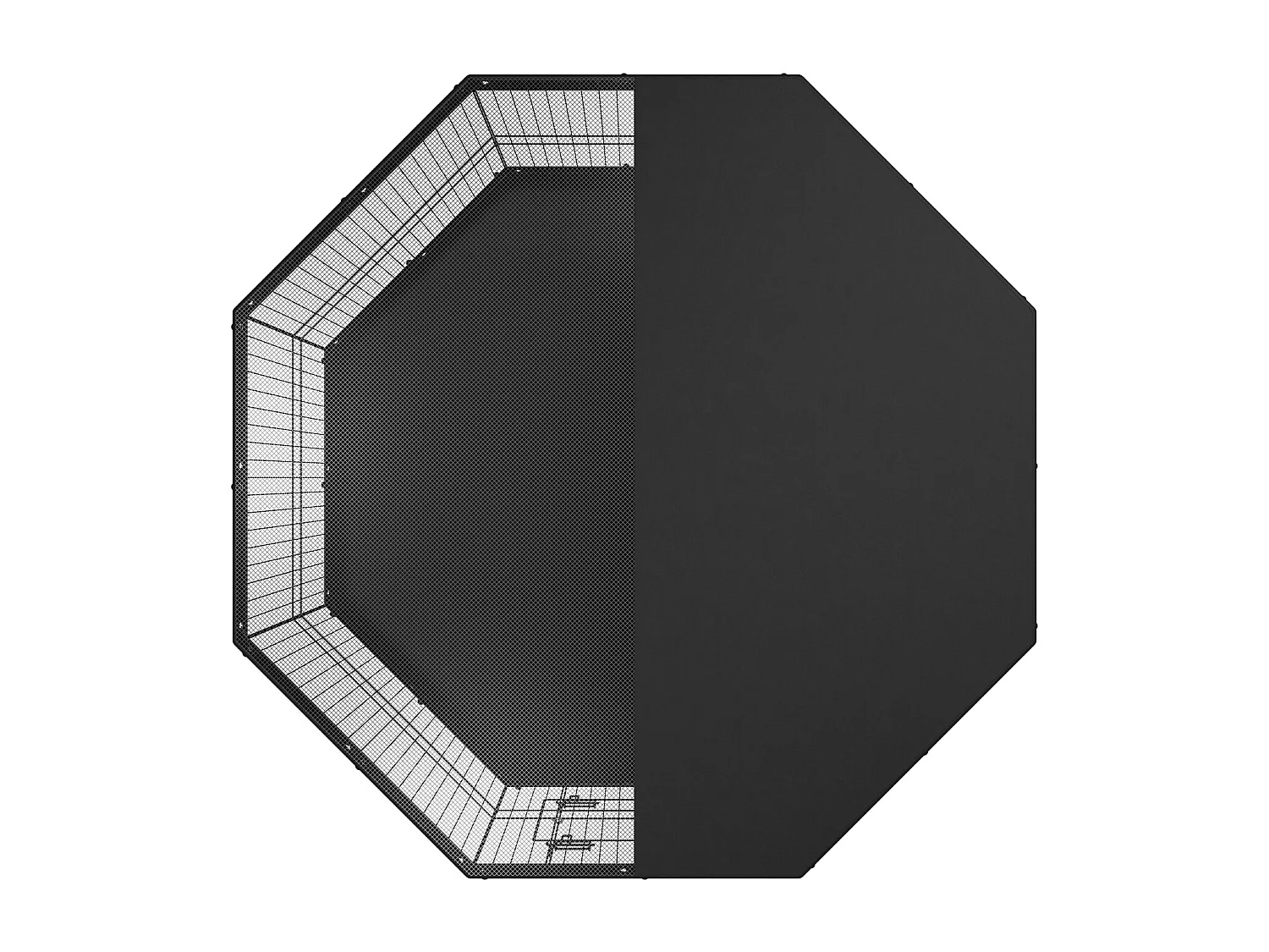 Parc pour Chien SucceBuy Parc pour Chien Pliable en Métal à 8 Panneaux avec Housse et Coussin, Parc d'Exercice