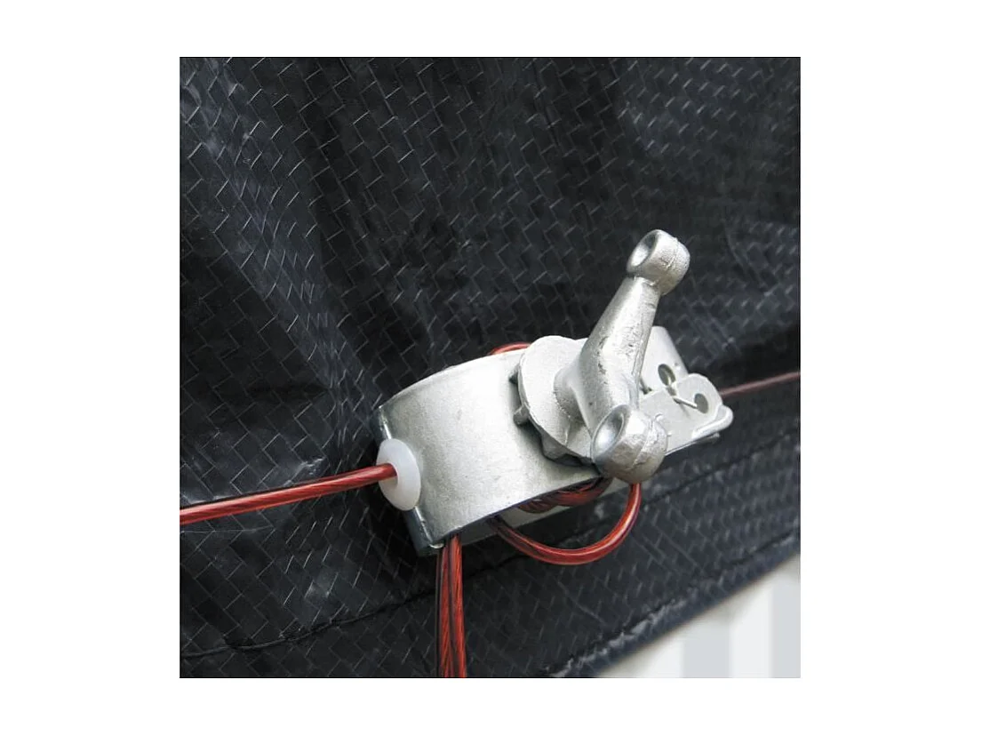 Copertura invernale 120g/m² per piscina ovale in acciaio 7,30 x 3,75m - Gré